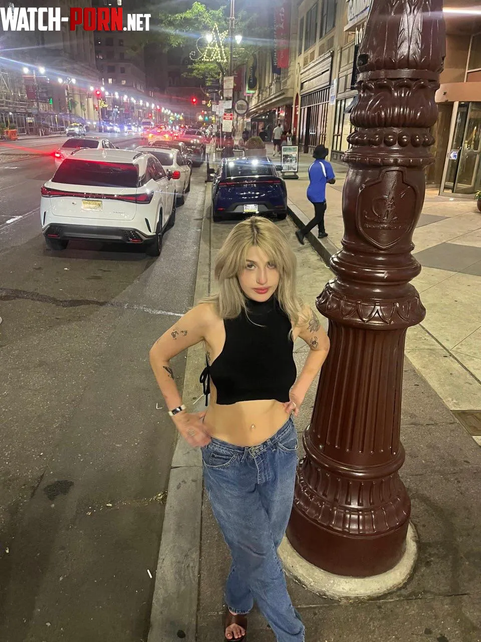 loving this black top for city nights by velvetfairydust