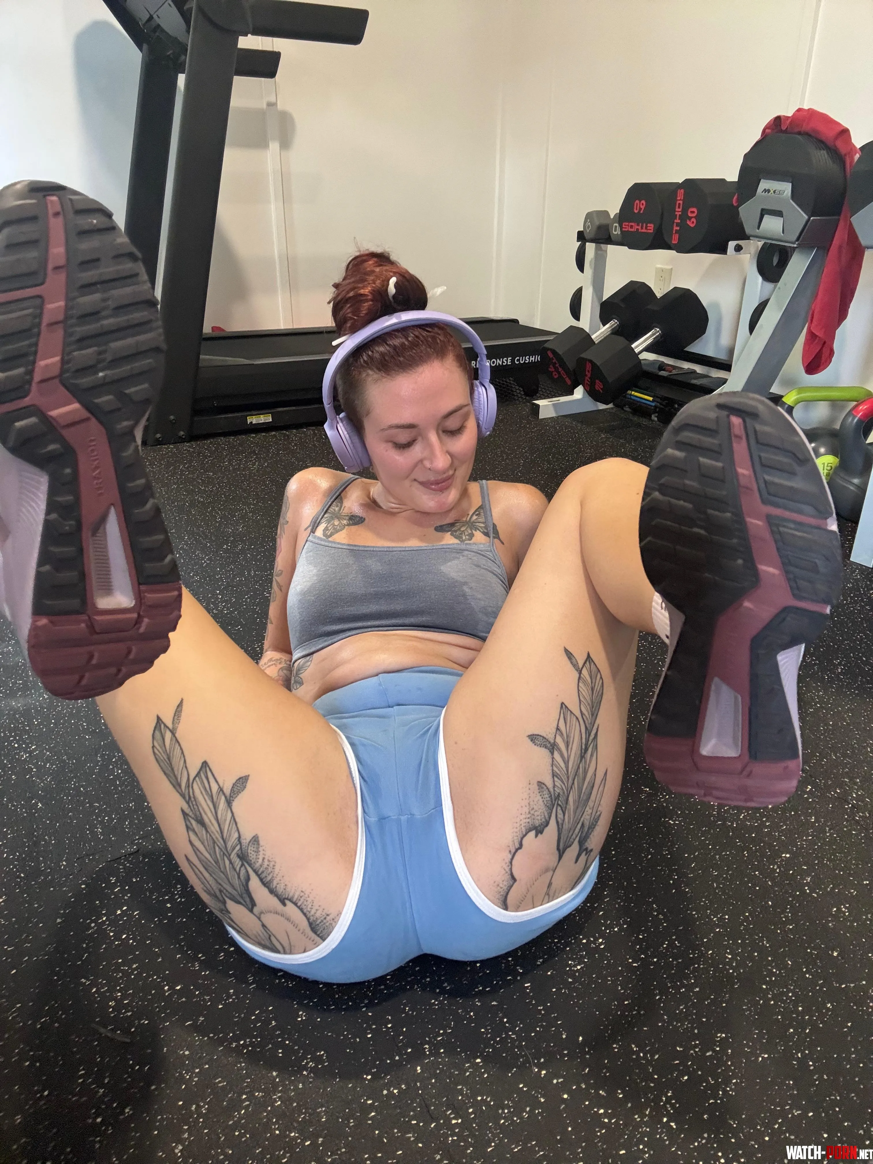 Looking like a sweaty mess 😝 by jade601