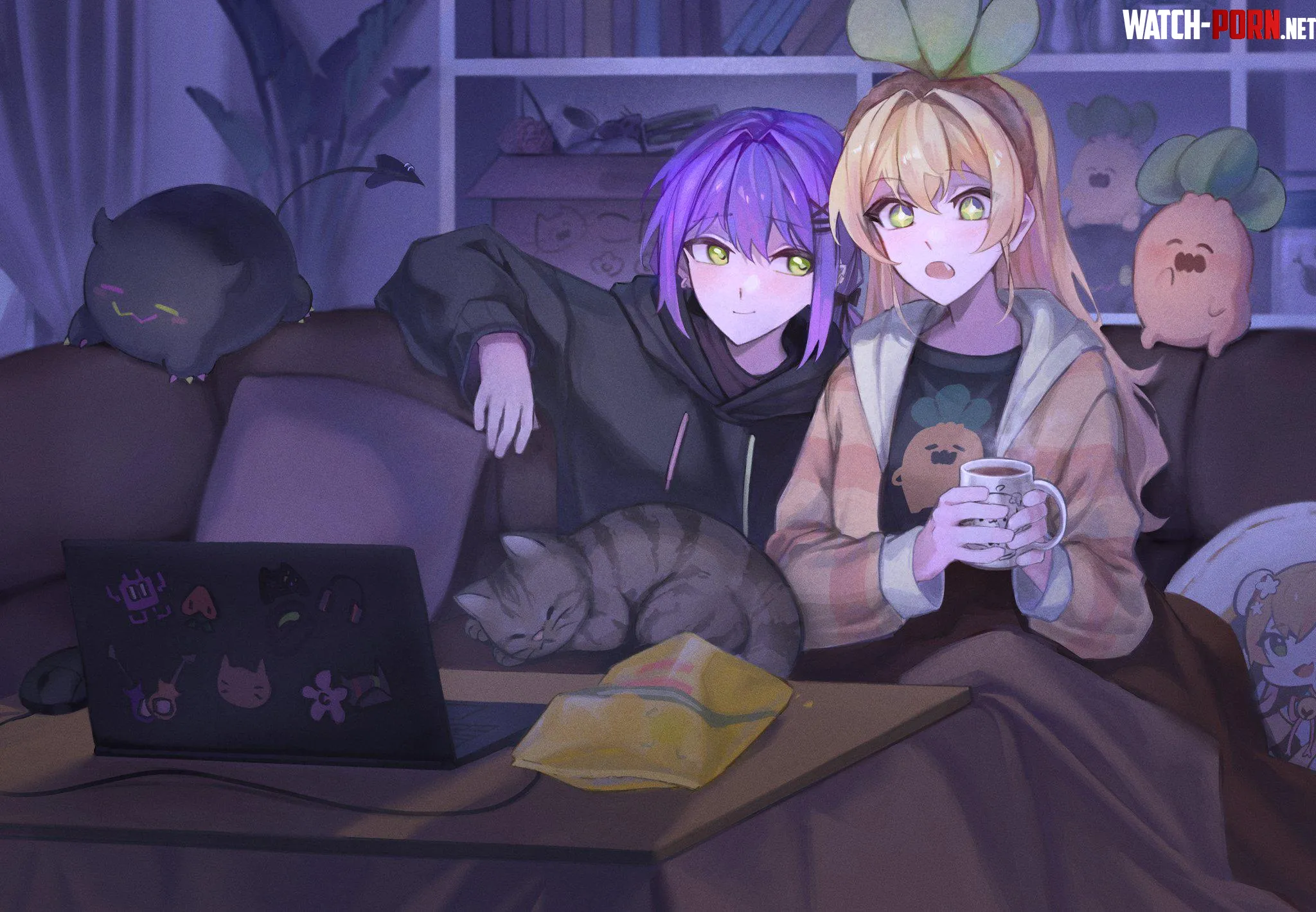 The perfect movie night (legzy) [Hololive] by HentaiDepartment