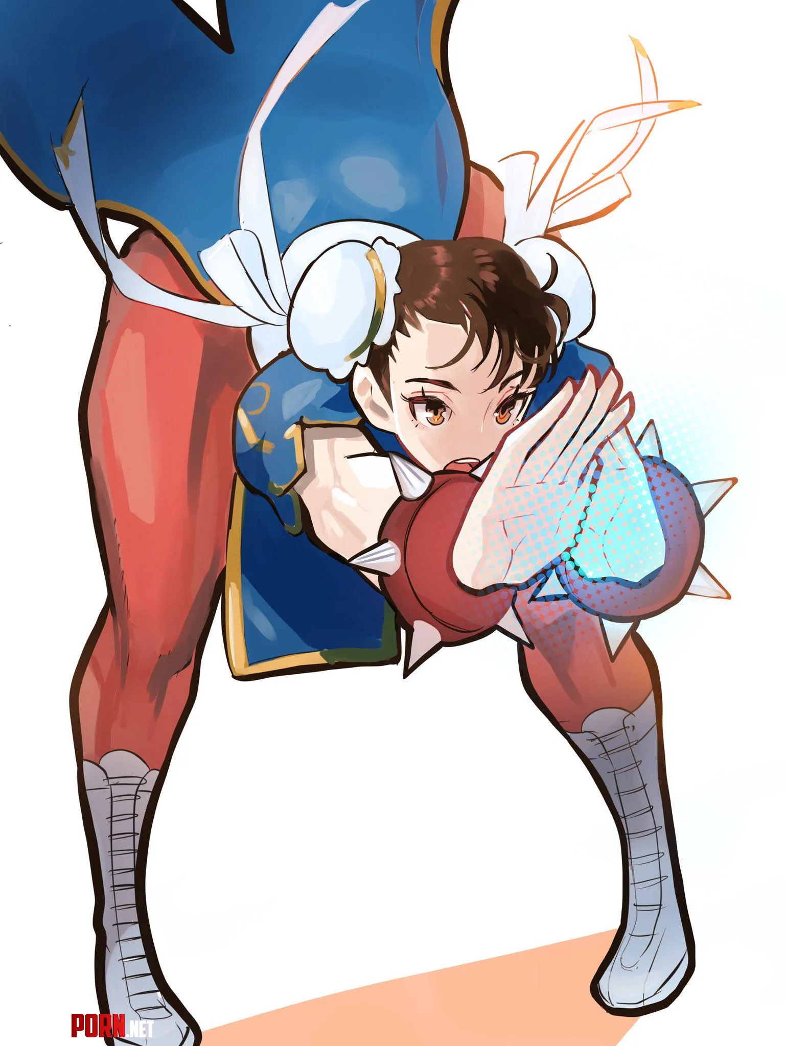Chun-Li's iconic Kikoken by LafterMastr