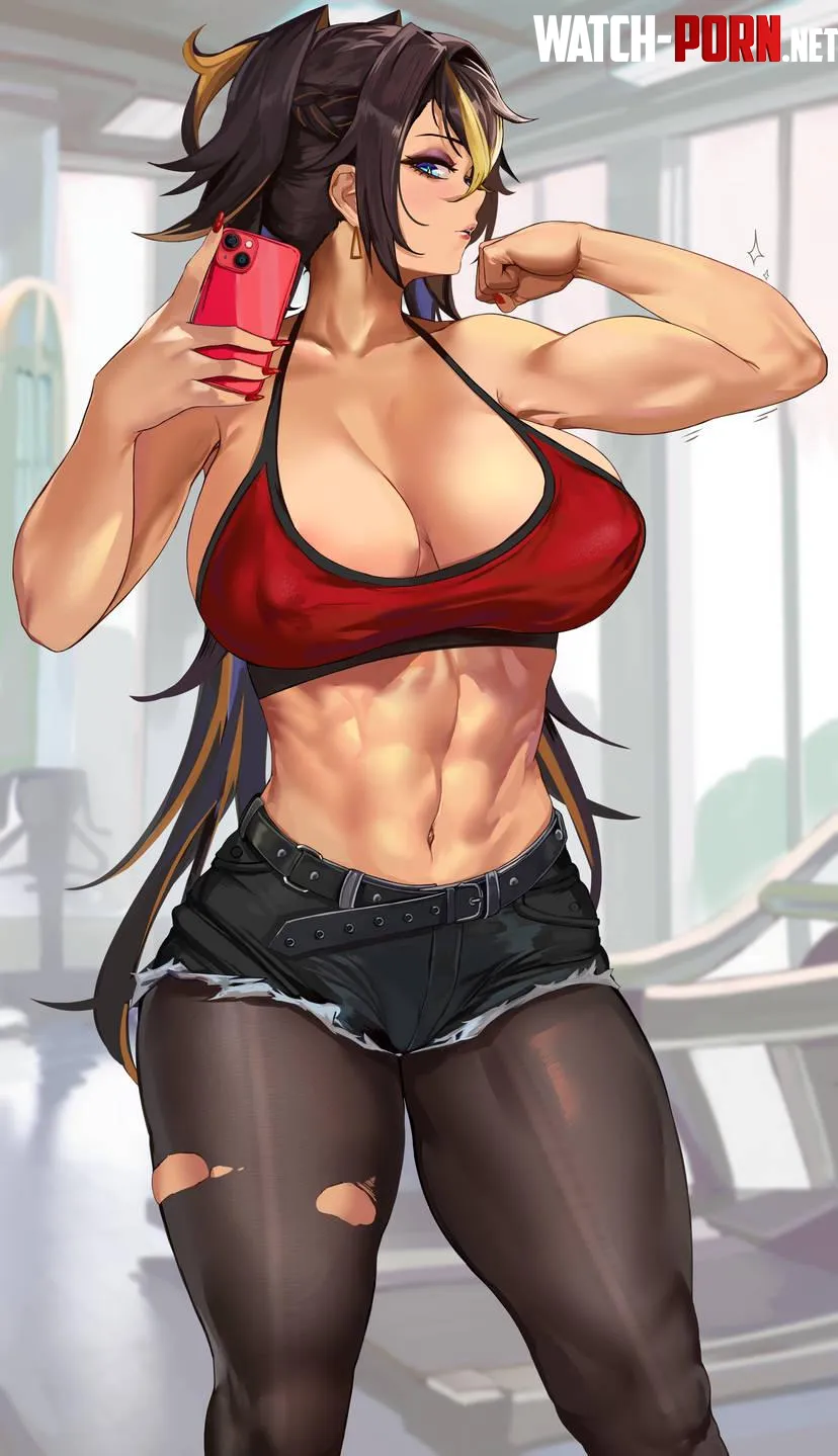 Dehya abs (Loooyd) [Genshin Impact] by Hornymancer88