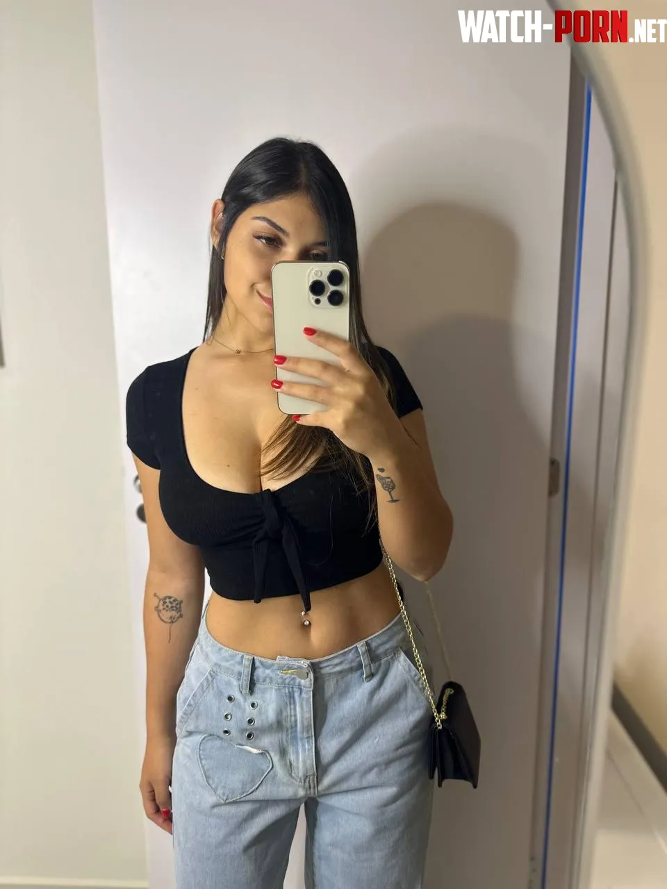 Is this okay of a cleavage for our date? by SoftnStacked