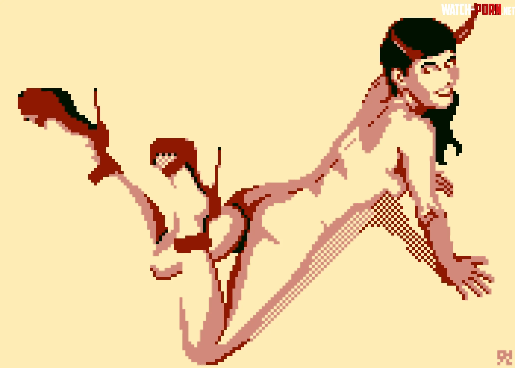 nude study 006 (4colors, 175x125) by Phenomenician