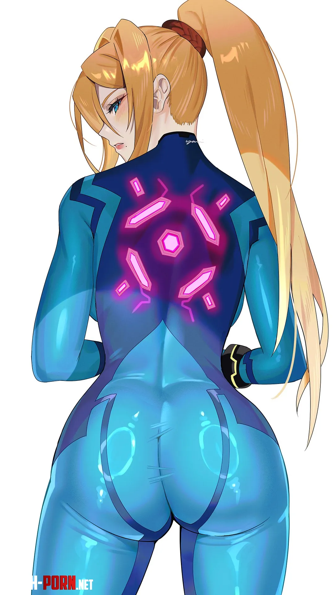 Samus Aran [Metroid] by WoolsonDaSheep