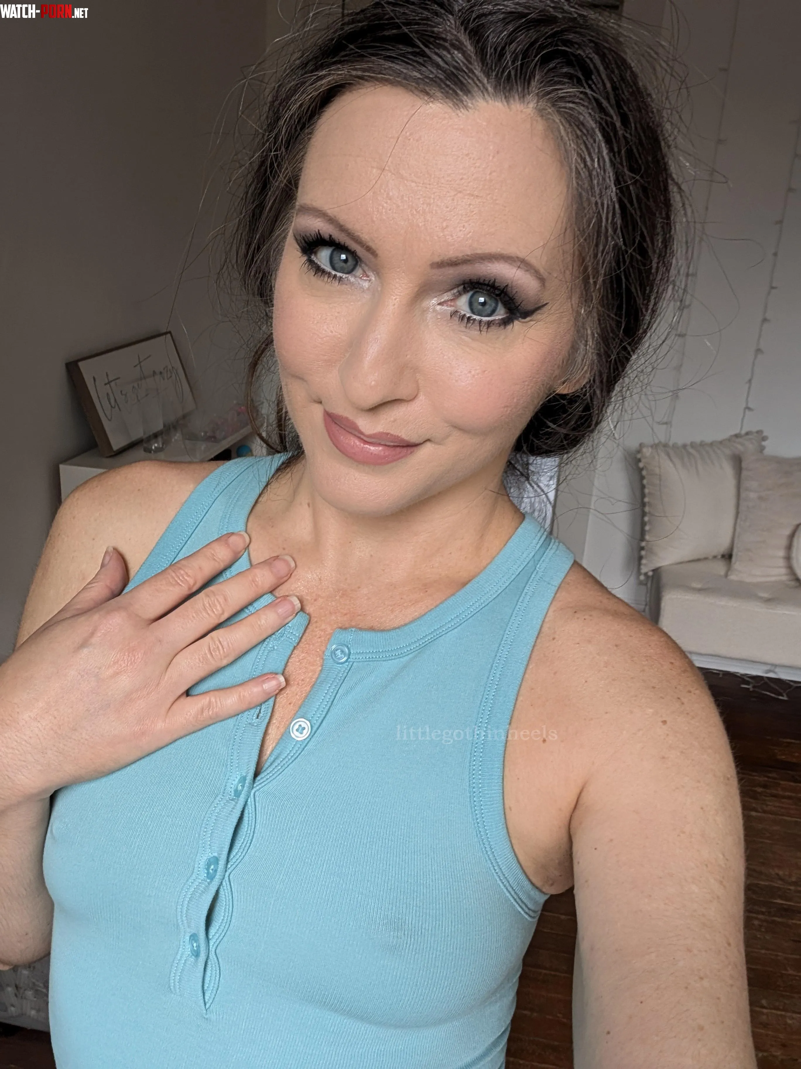 Cute lil tank top pokies by littlegothinheels