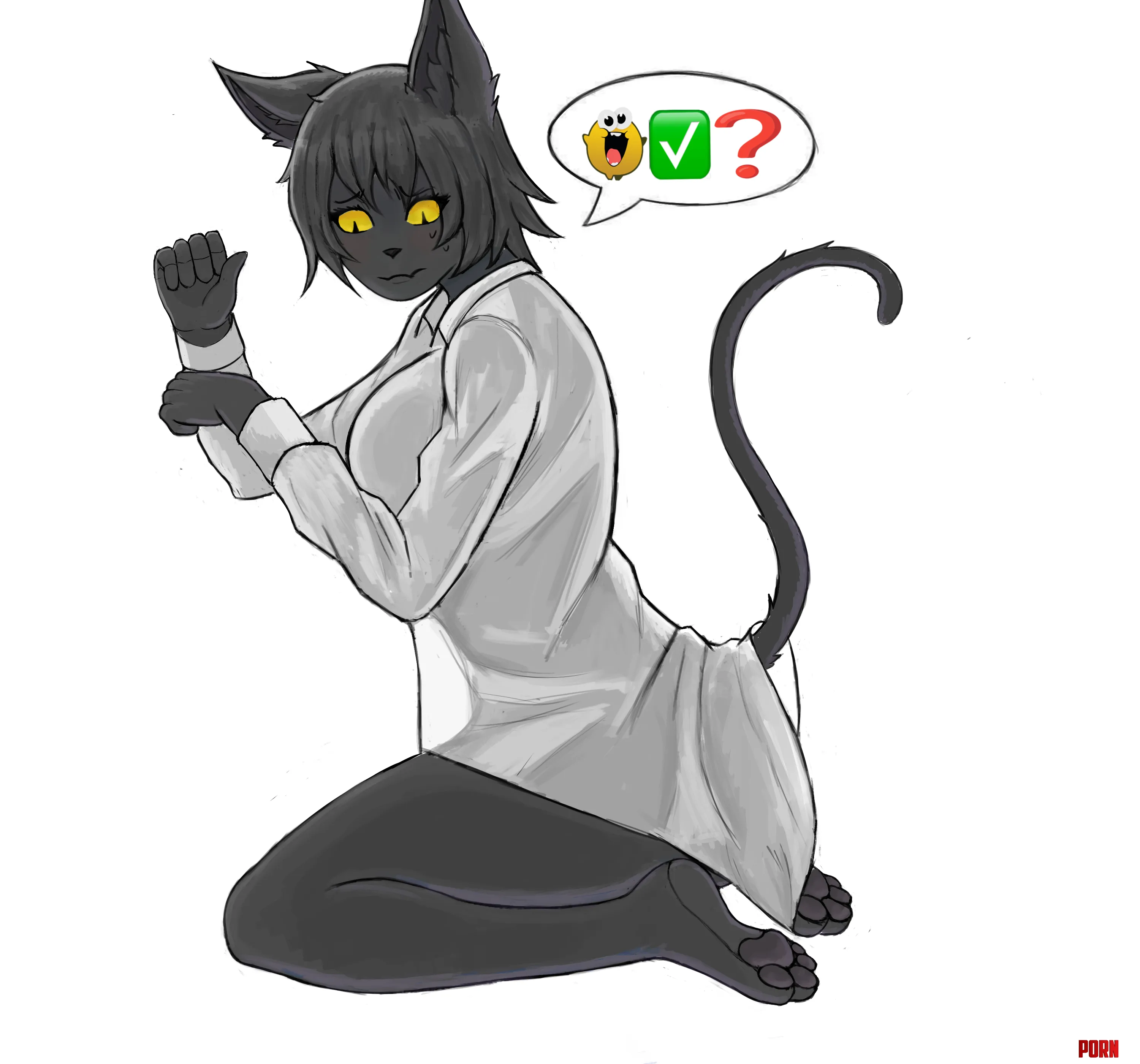 Seems someone lost a bet.(art by me) by Ok_Seesaw_2946