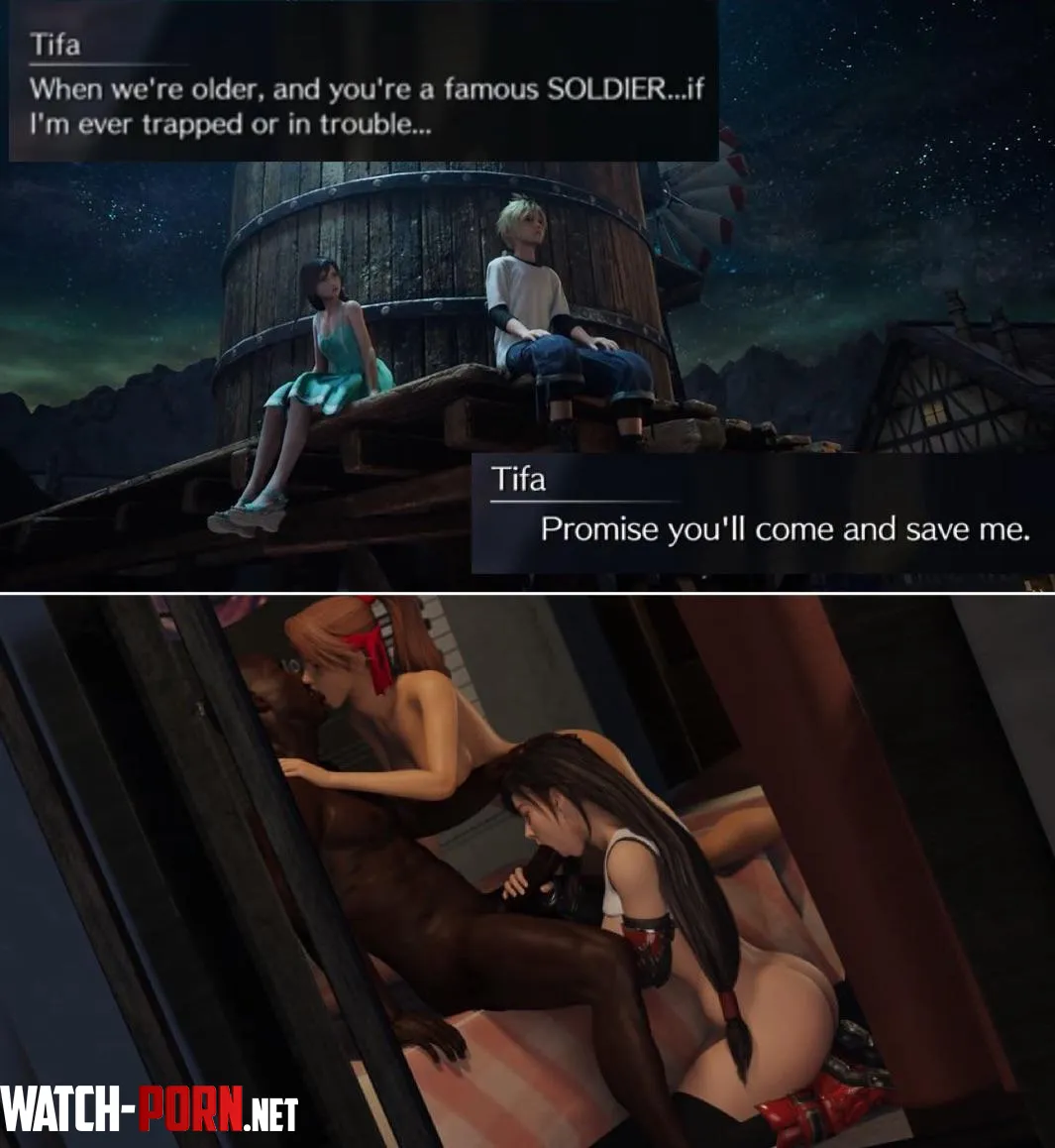 Cloud wasn’t able to keep his promise. by PsychoLorenz