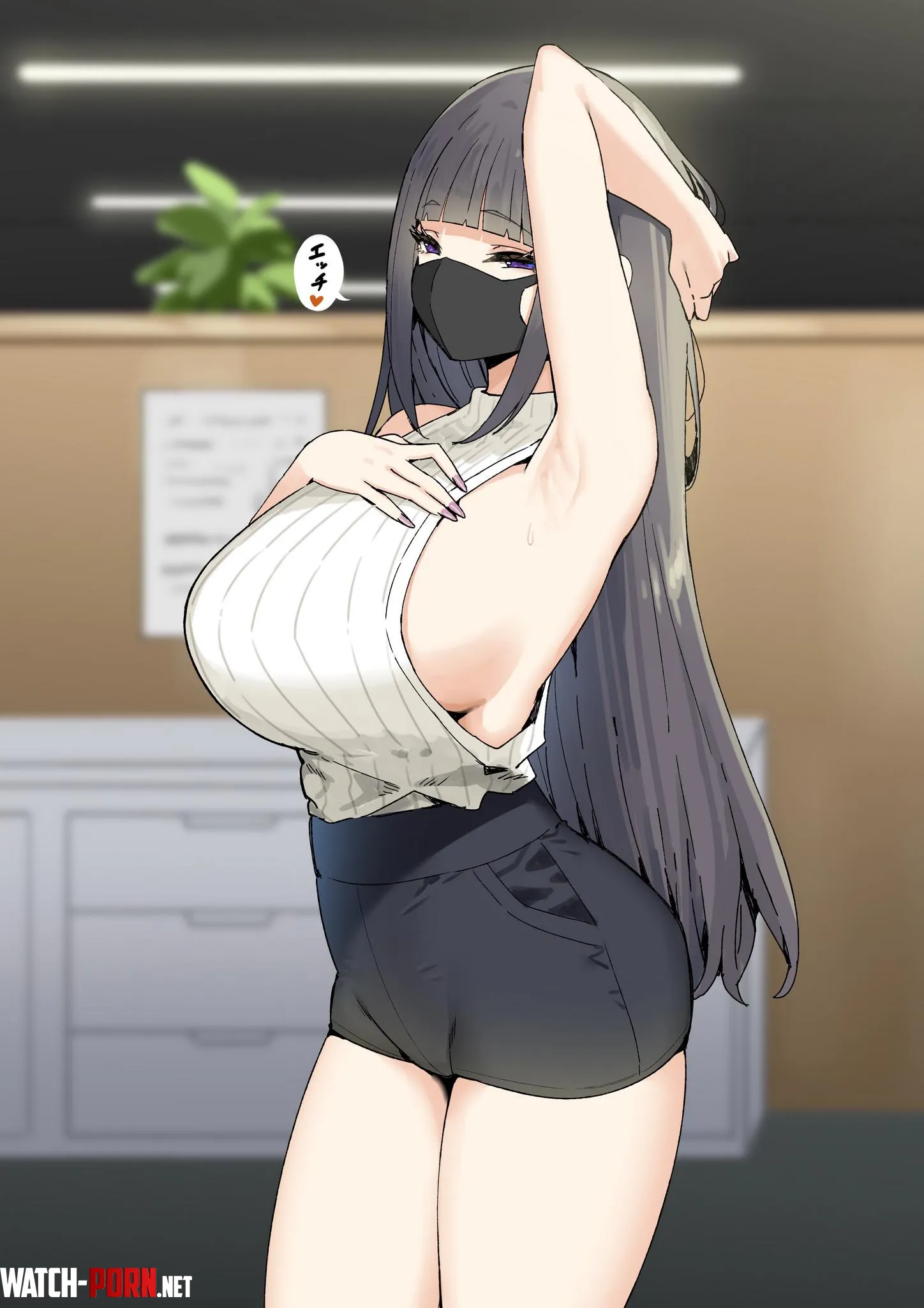 When your cute co-worker teases you with her armpussy by Level-Ad5048