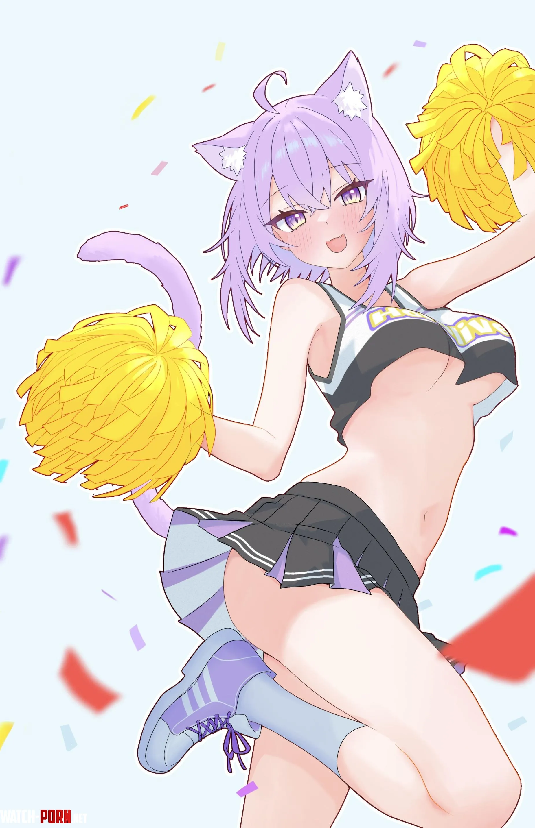 Cute cheerleader (warg_illust) by envexty2ty