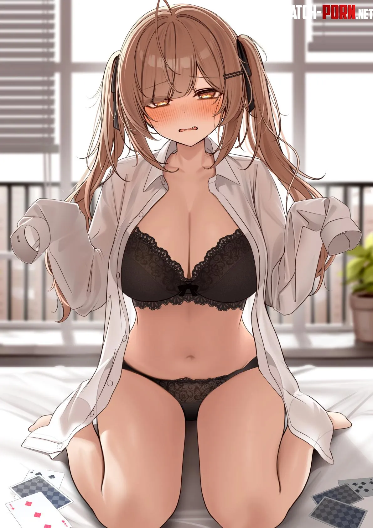 The shirts a bit too big... [Artist's OC] by marxsander2016