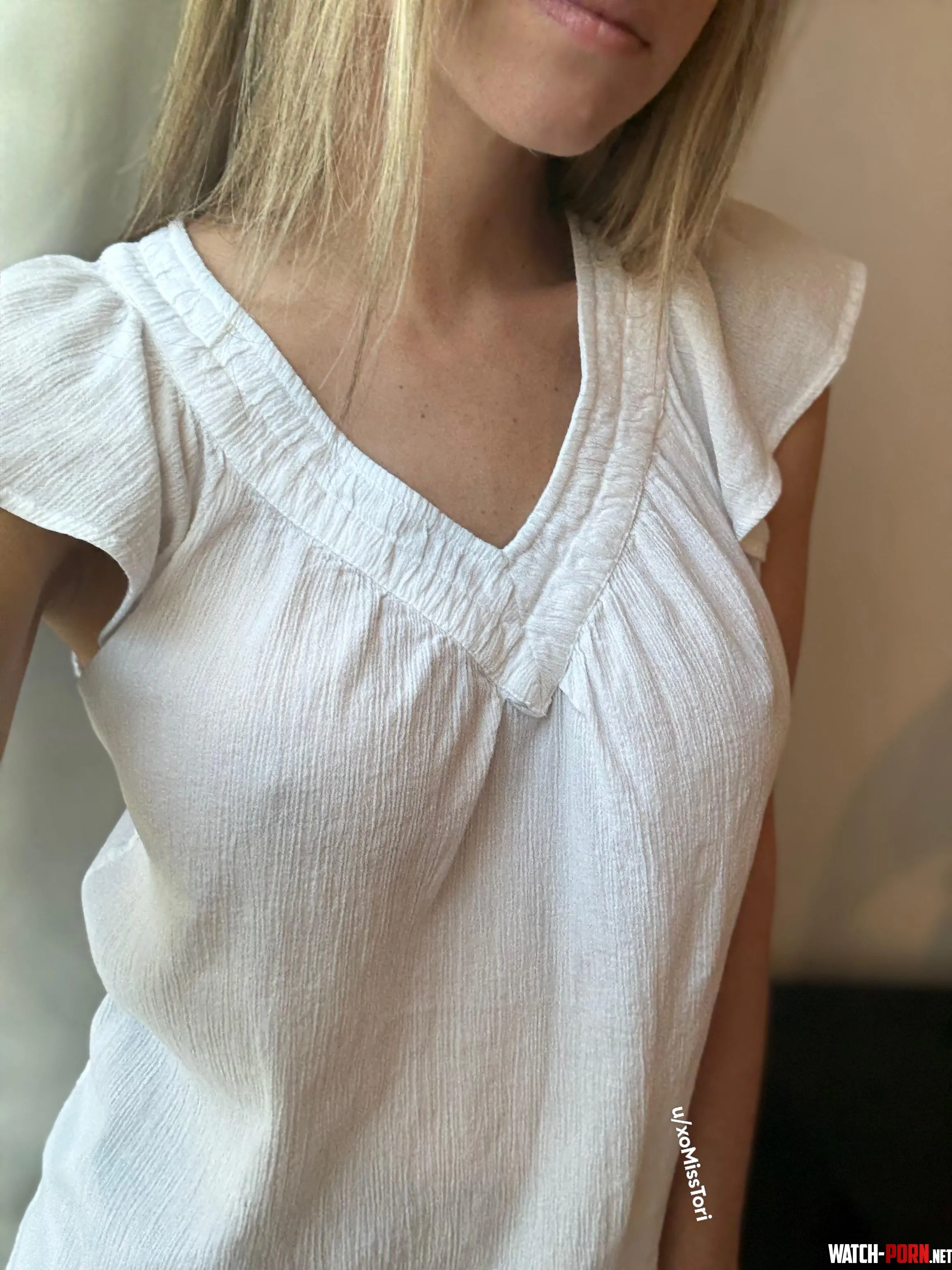 Totally rocking no bra at work today by xoMissTori