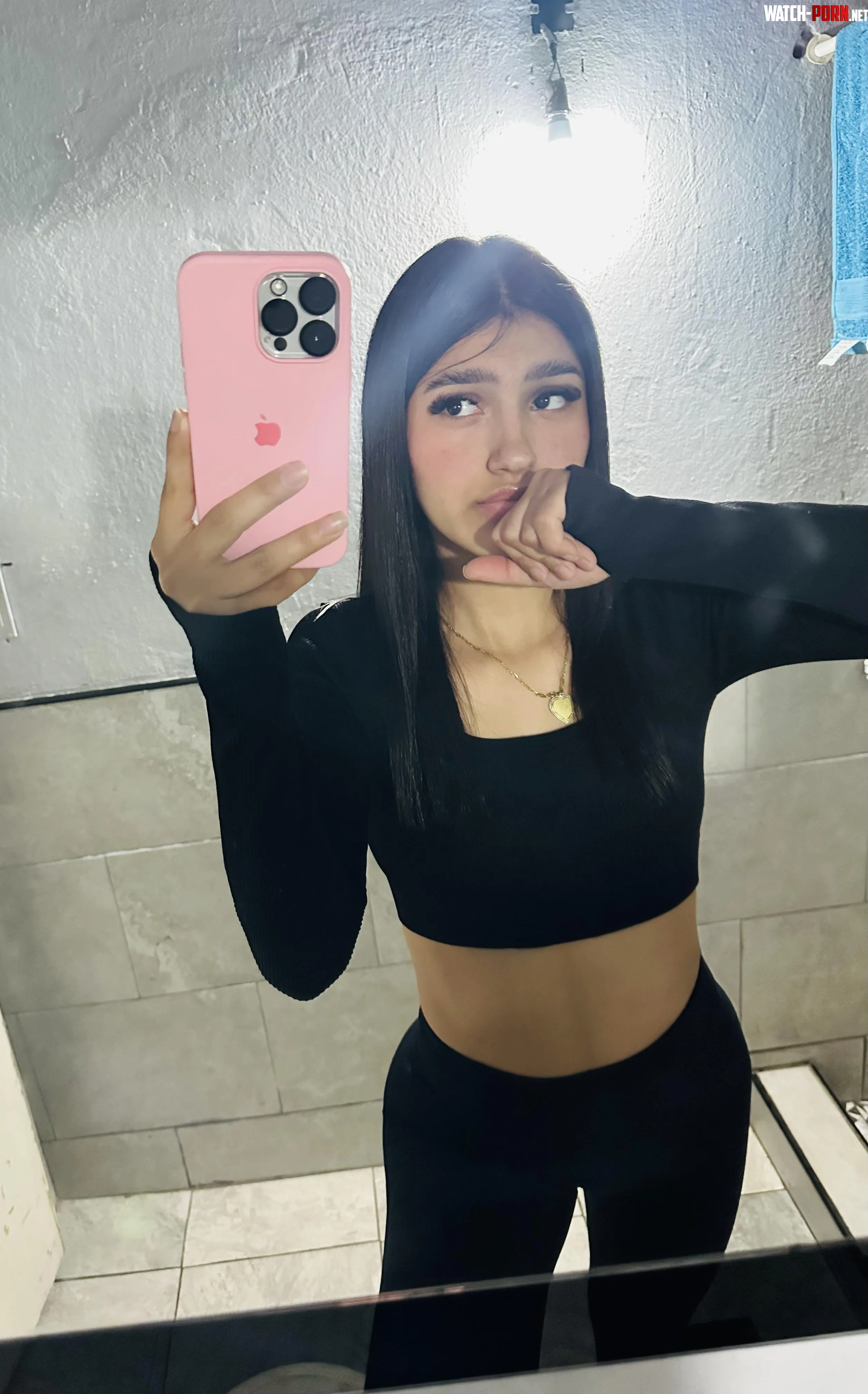 with my gym top by SuspectDear3642