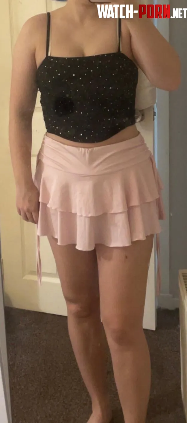 cropped top and skirt hehe by hottiex7