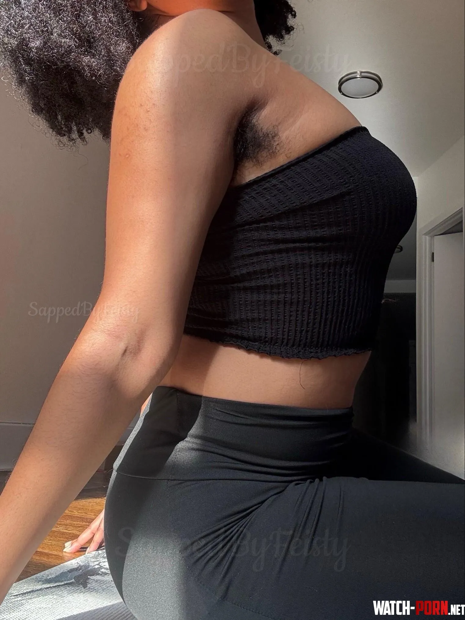 A sexy subtle peek by FeistyBlackBeauty_