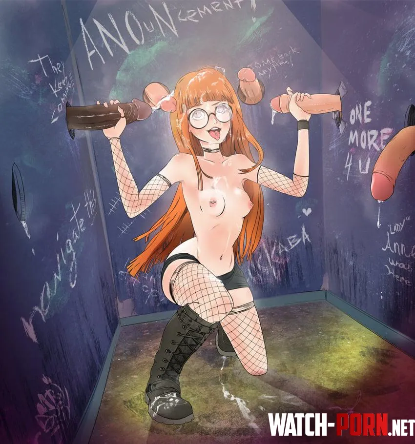 Futaba at the glory hole by Somanycookies1