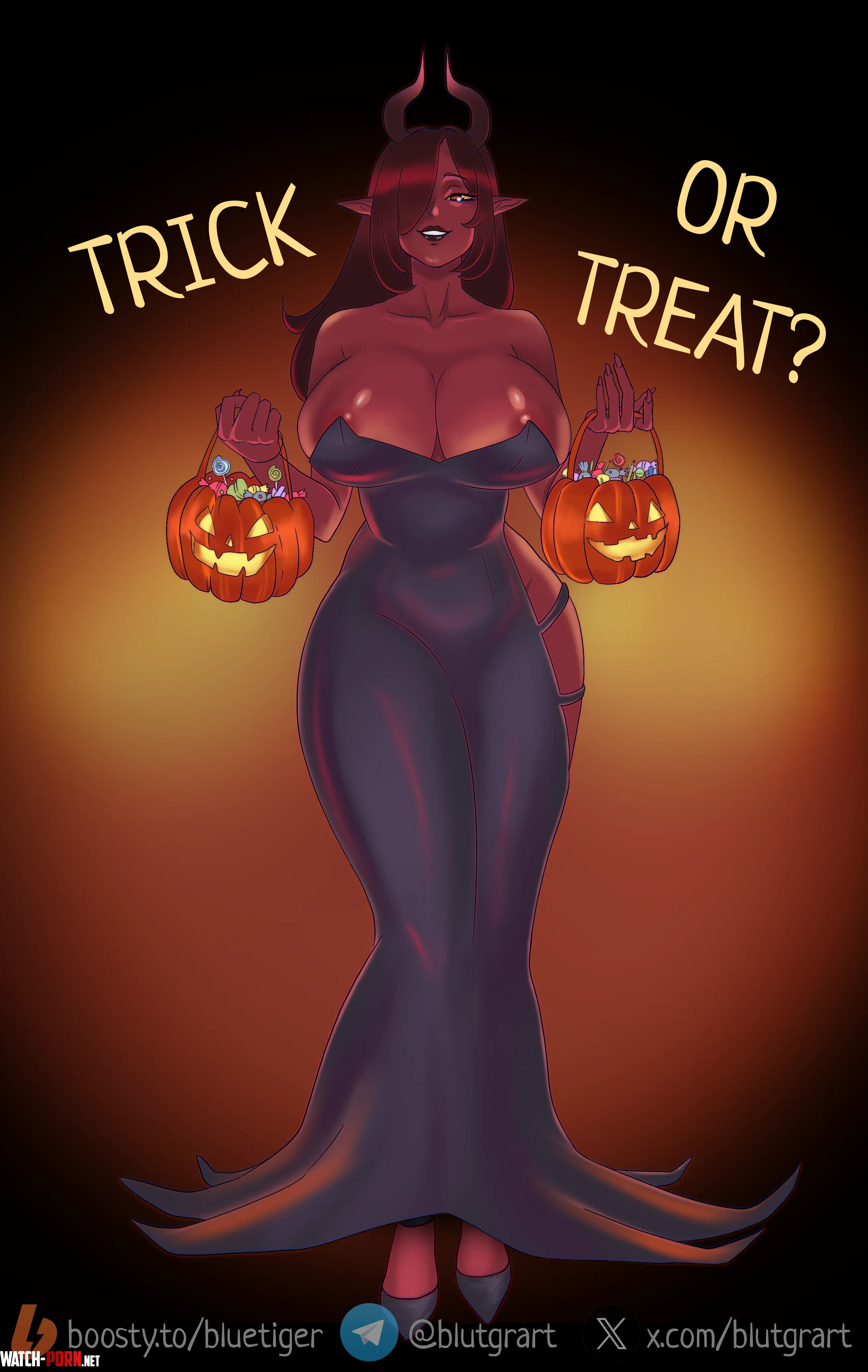 4 pumpkins by blutgrart