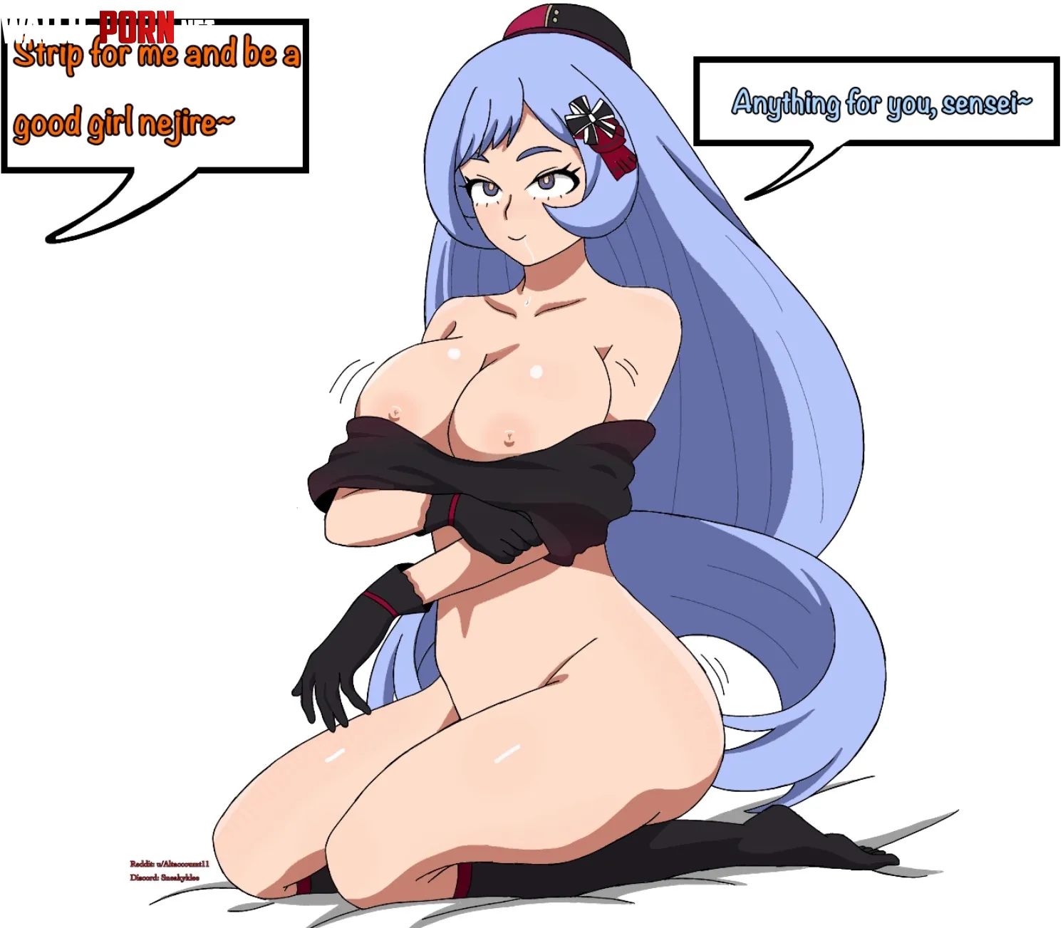 Nejire obeys her masters commands~ (u/AltAccoumt11) by ThatOneGuy183737