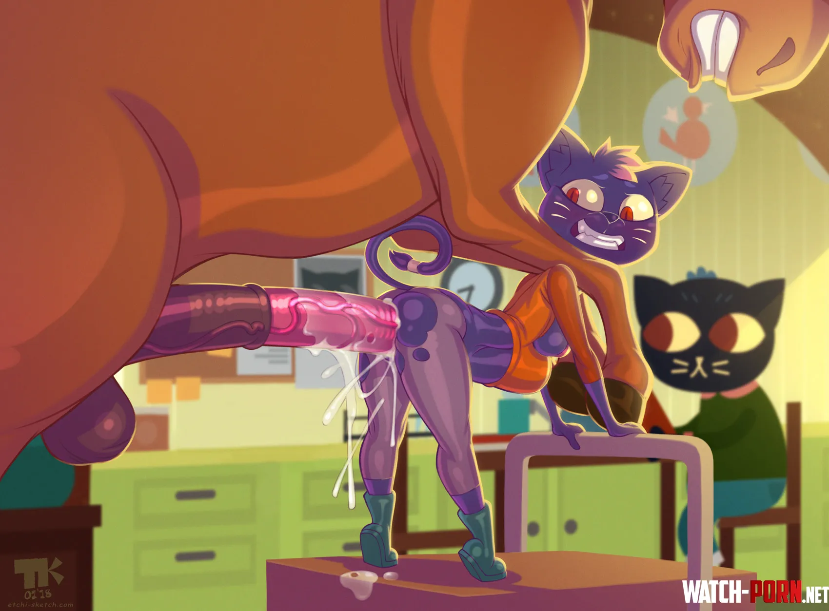 Mae horsing around (turk128) [Night in the Woods] by EnigmusPrime