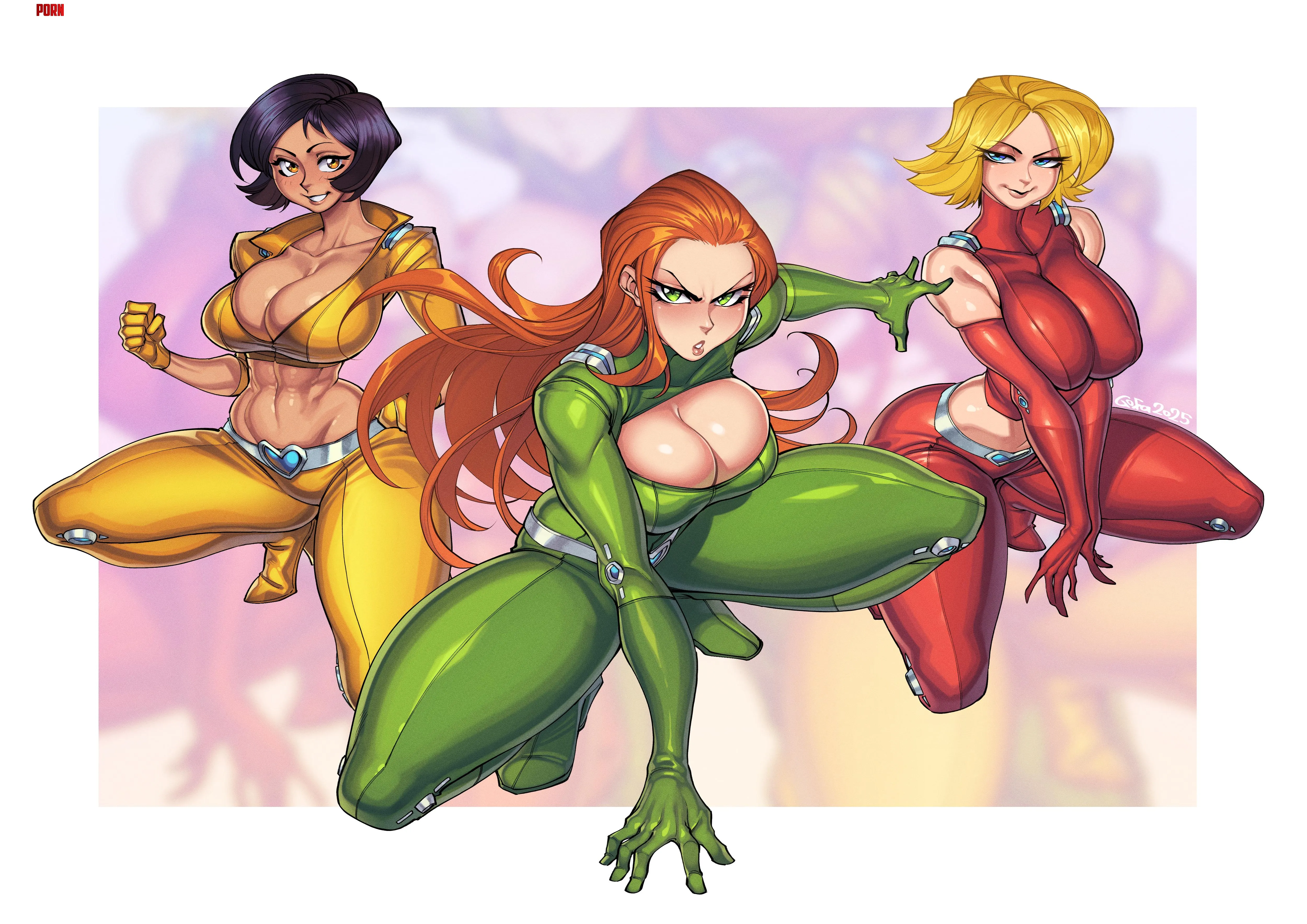 Totally Spies are totally ready for action! by LafterMastr