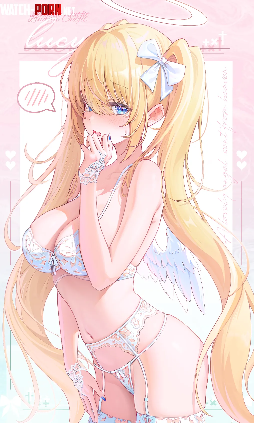 Angelic lingerie by NautyNautilus