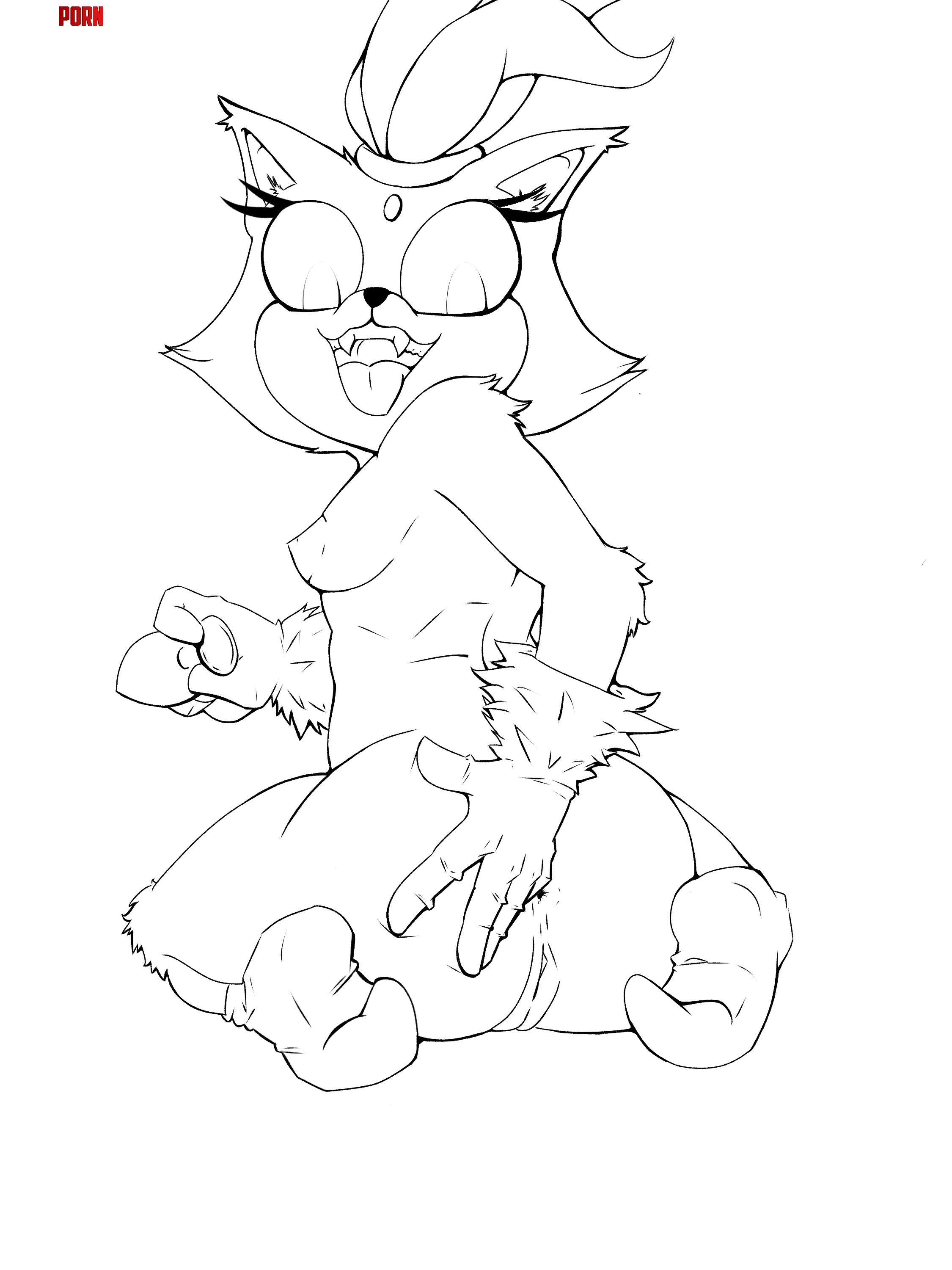Drew this fanart of blaze, not sure how to shade it tho. by Totally_Og_Artist