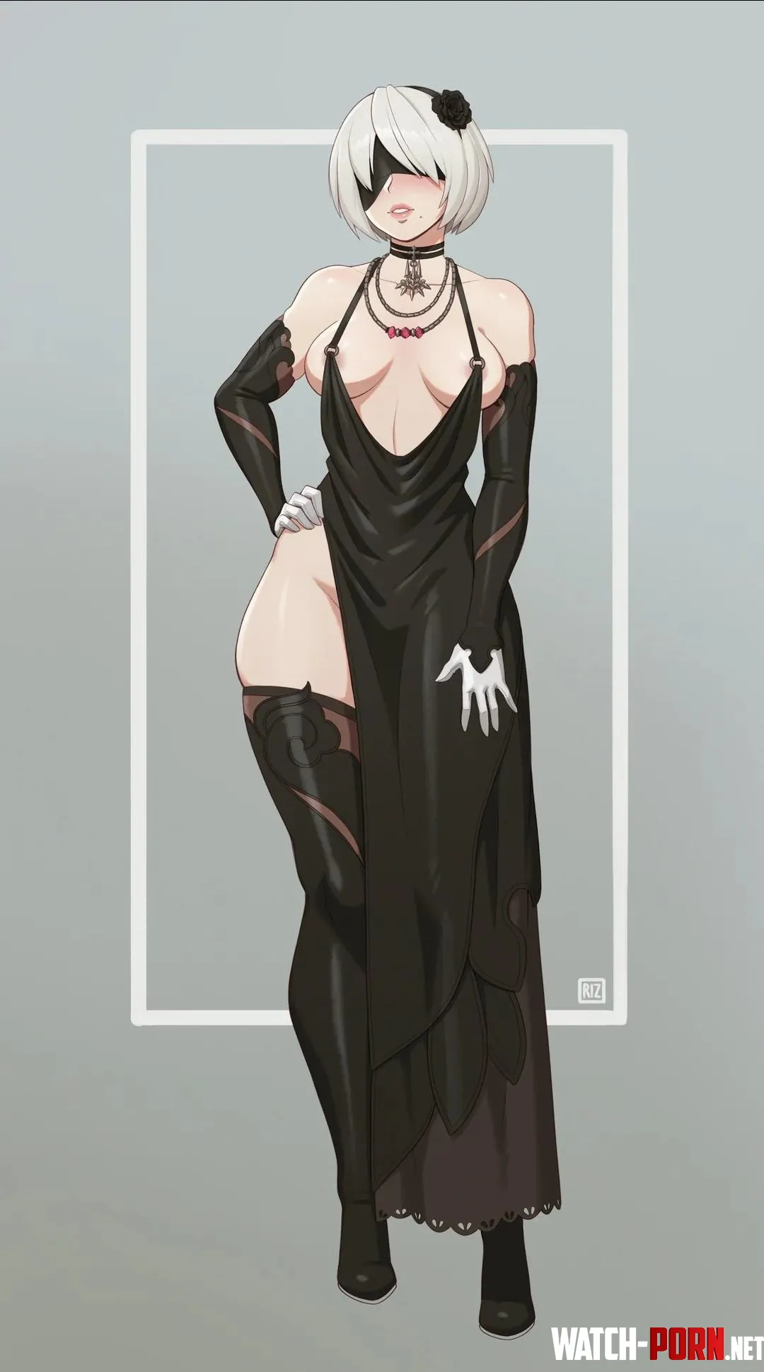 2B look amazing and gorgeous in that dress (Riz) by Finnycute
