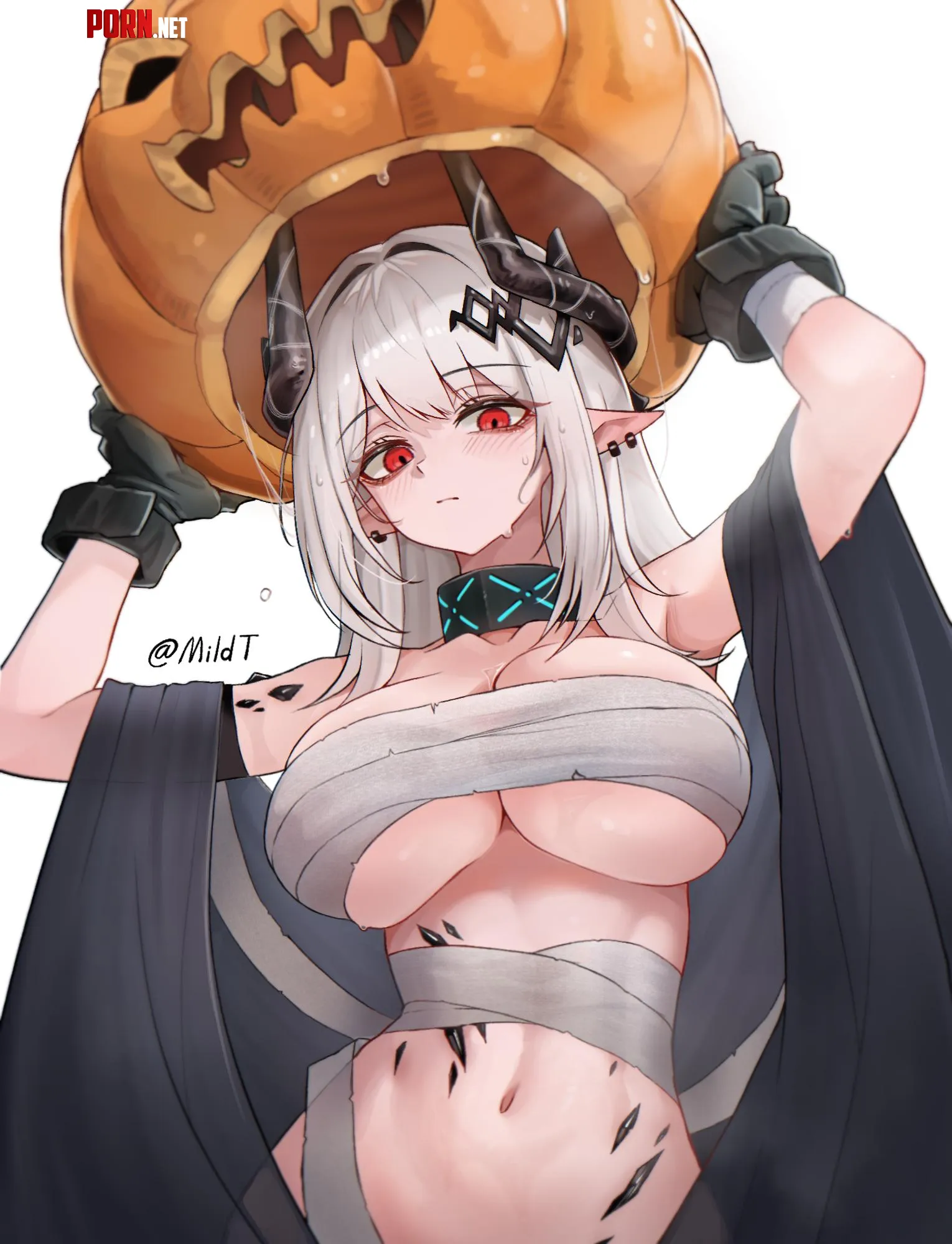 Halloween Mudrock [Arknights] by marxsander2016