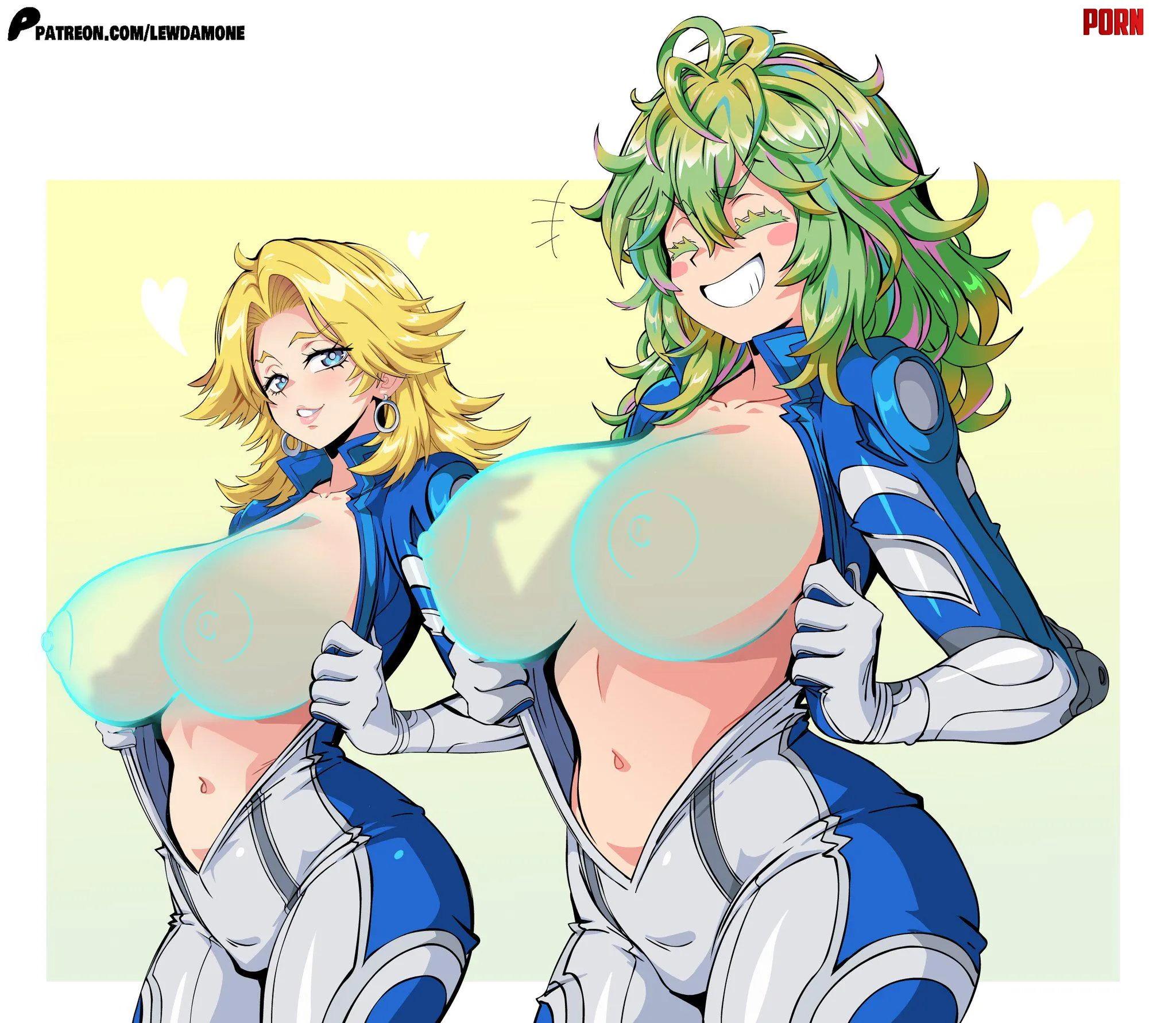 Sue and Hagakure can do the same trick (Lewdamone) [Marvel Rivals/ My Hero Academia] by Bazaarthrone