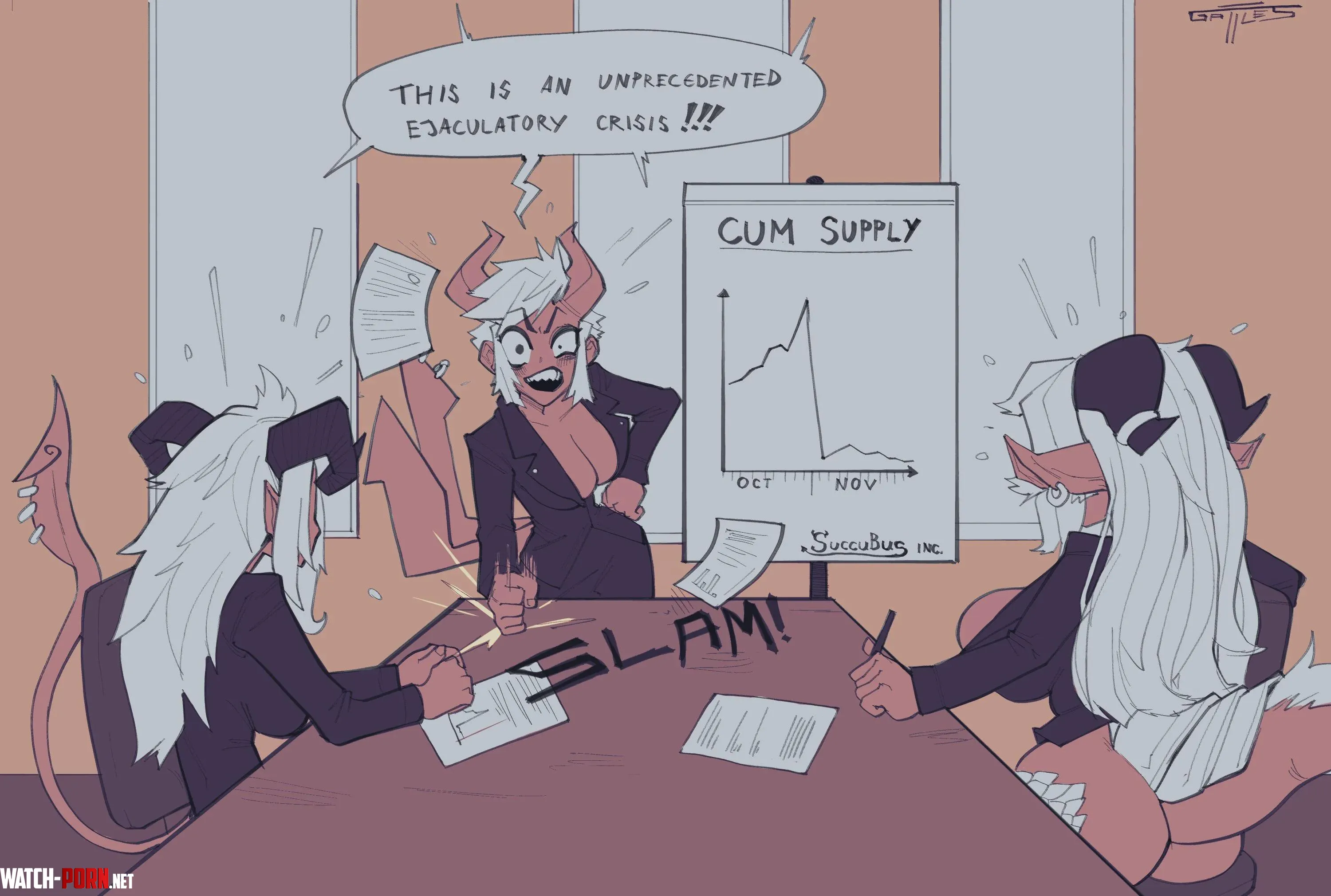 Emergency succubus board meeting! (gattles) by skywhisperrr