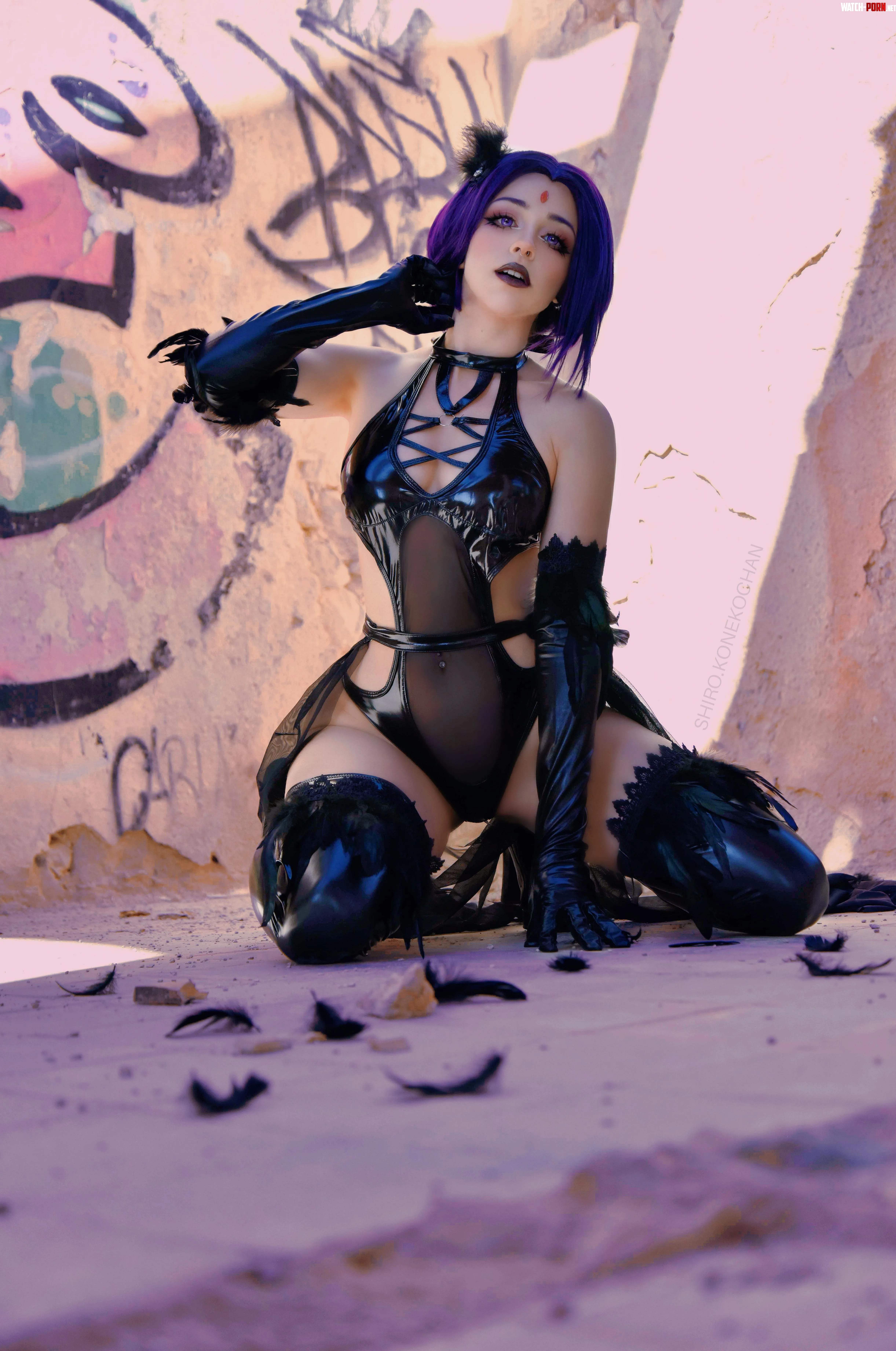 Raven - Teen titans (Shiro_konekochan) by shiro_konekochan