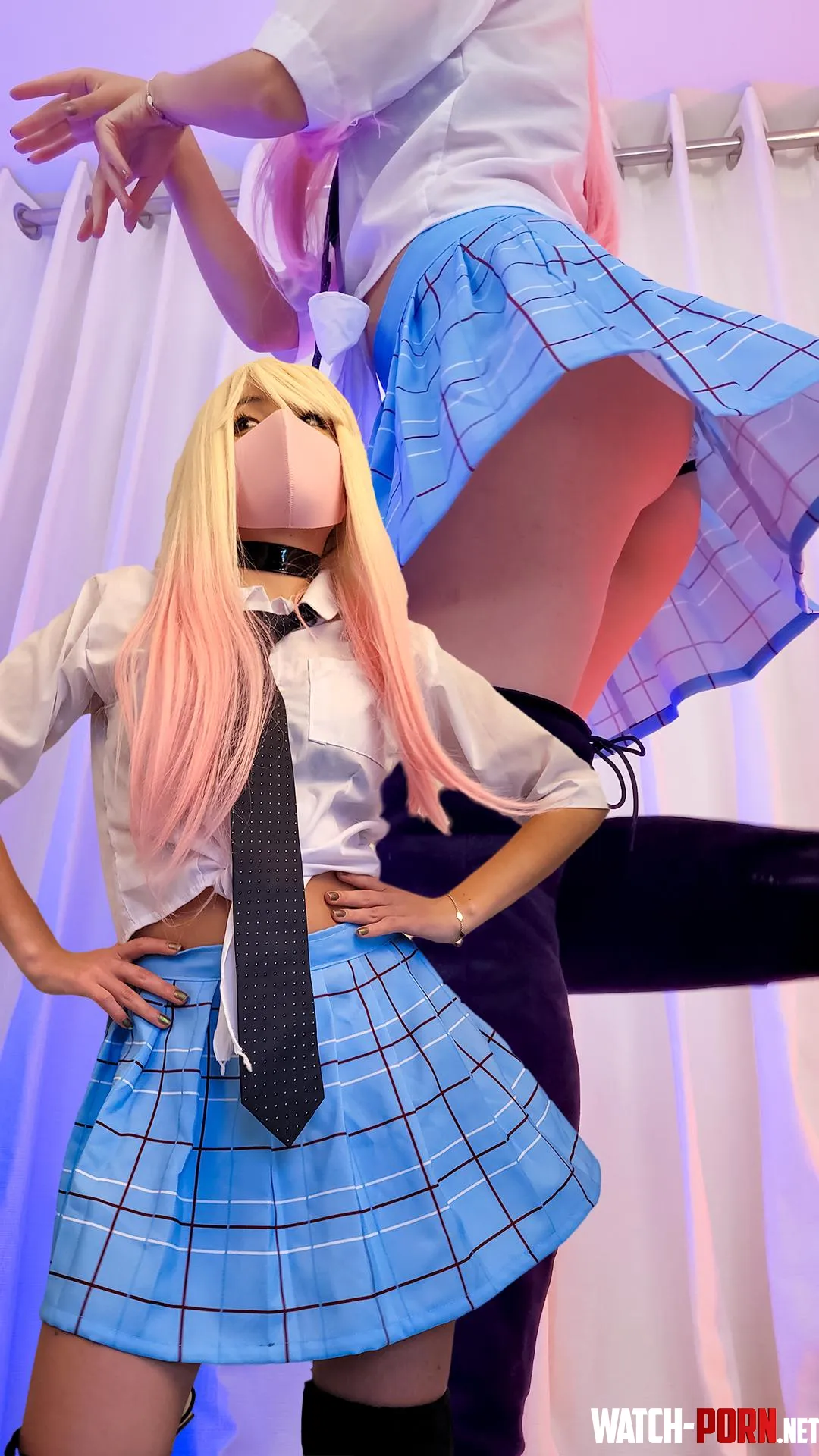 Marin Kitagawa cosplay upskirt by ecchiviolet by ecchiviolet