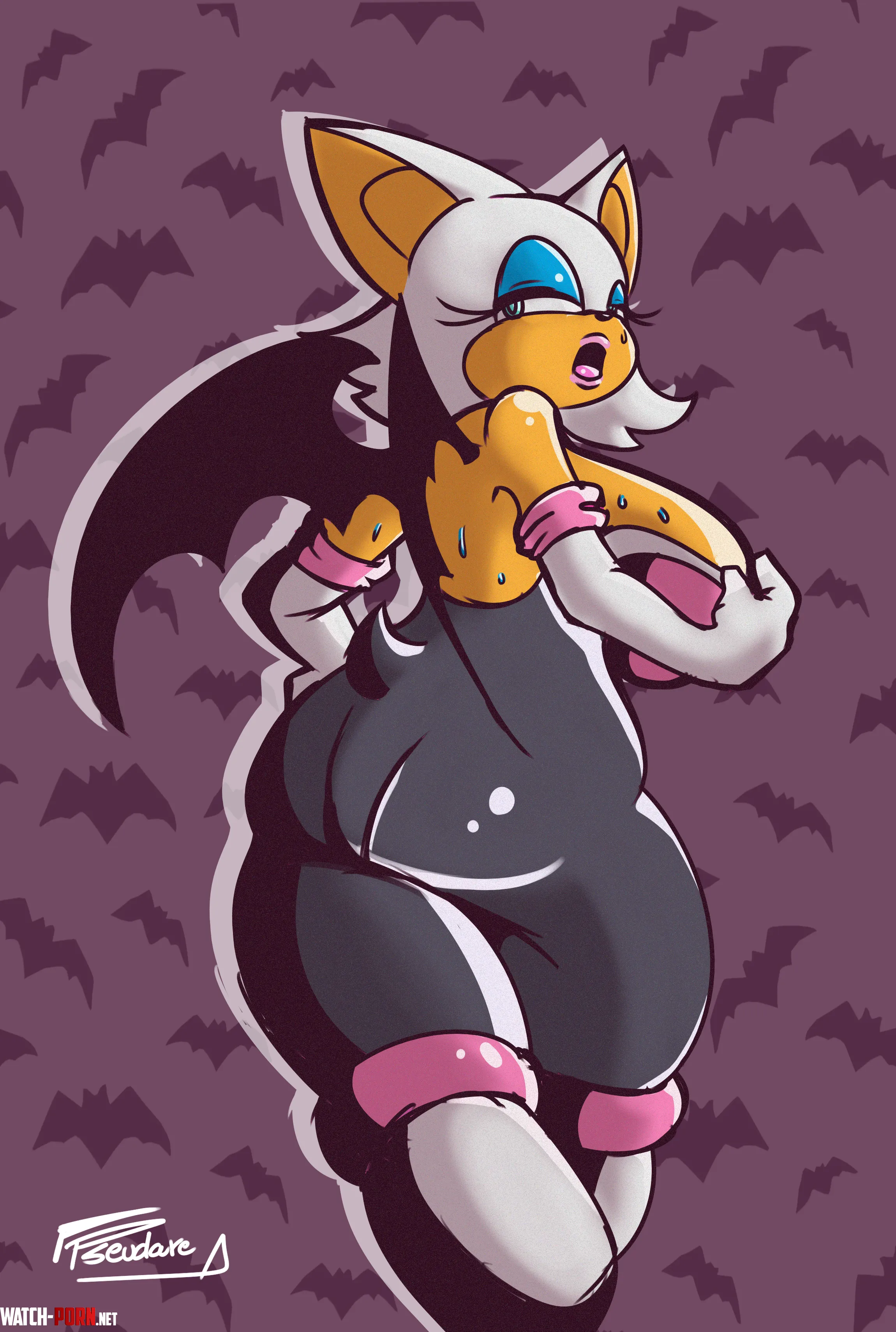 I'll keep drawing Rouge until one day I see the canvas and witness a masterpiece by Pseudare