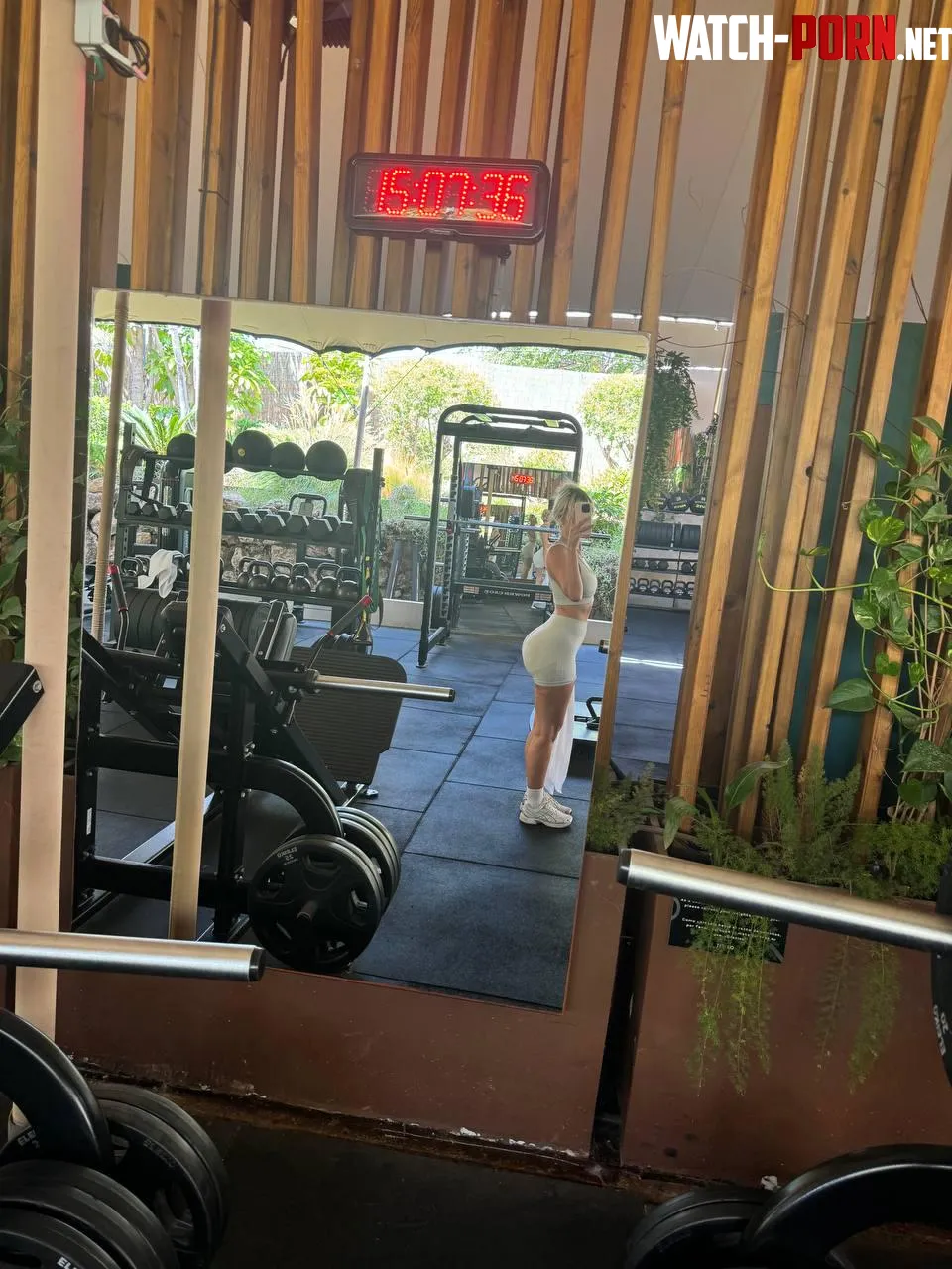 College gym girl is a work in progress by FoxyCherryblosom