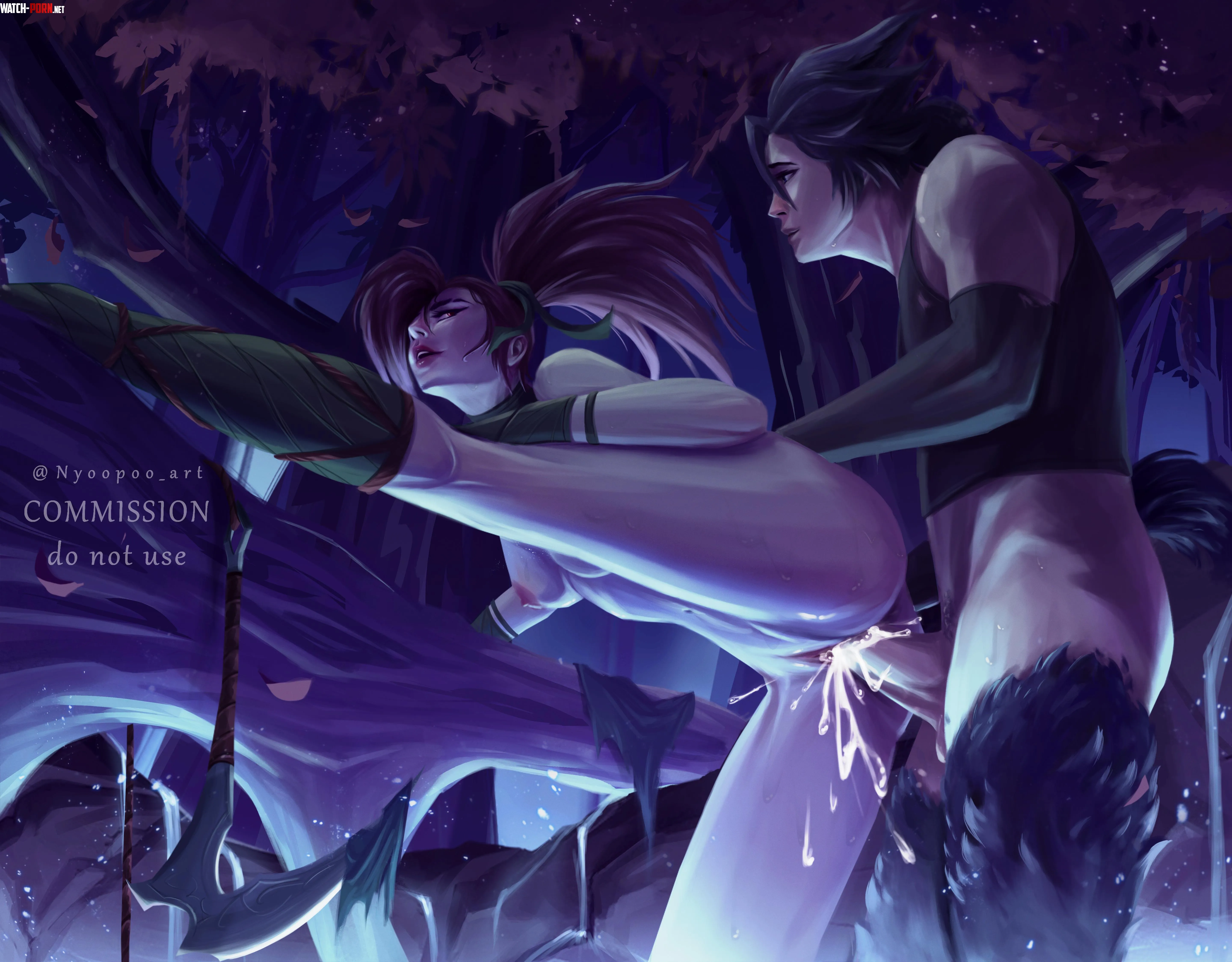 Akali x Beck (Nyoopoo) by Nyoopoo