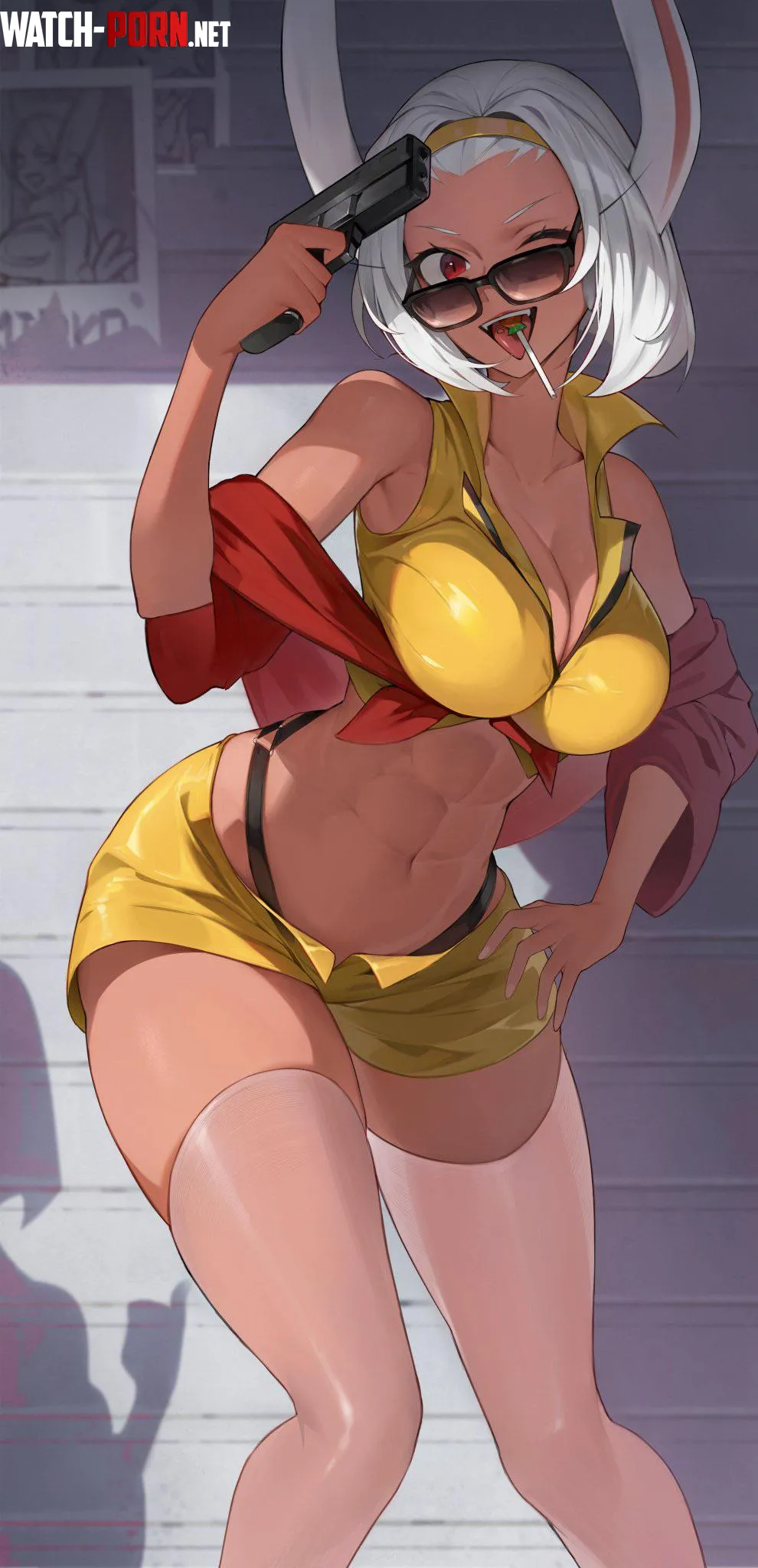 Mirko’s Faye Valentine Cosplay [My Hero Academia X Cowboy Bebop] by A_MASSIVE_PERVERT