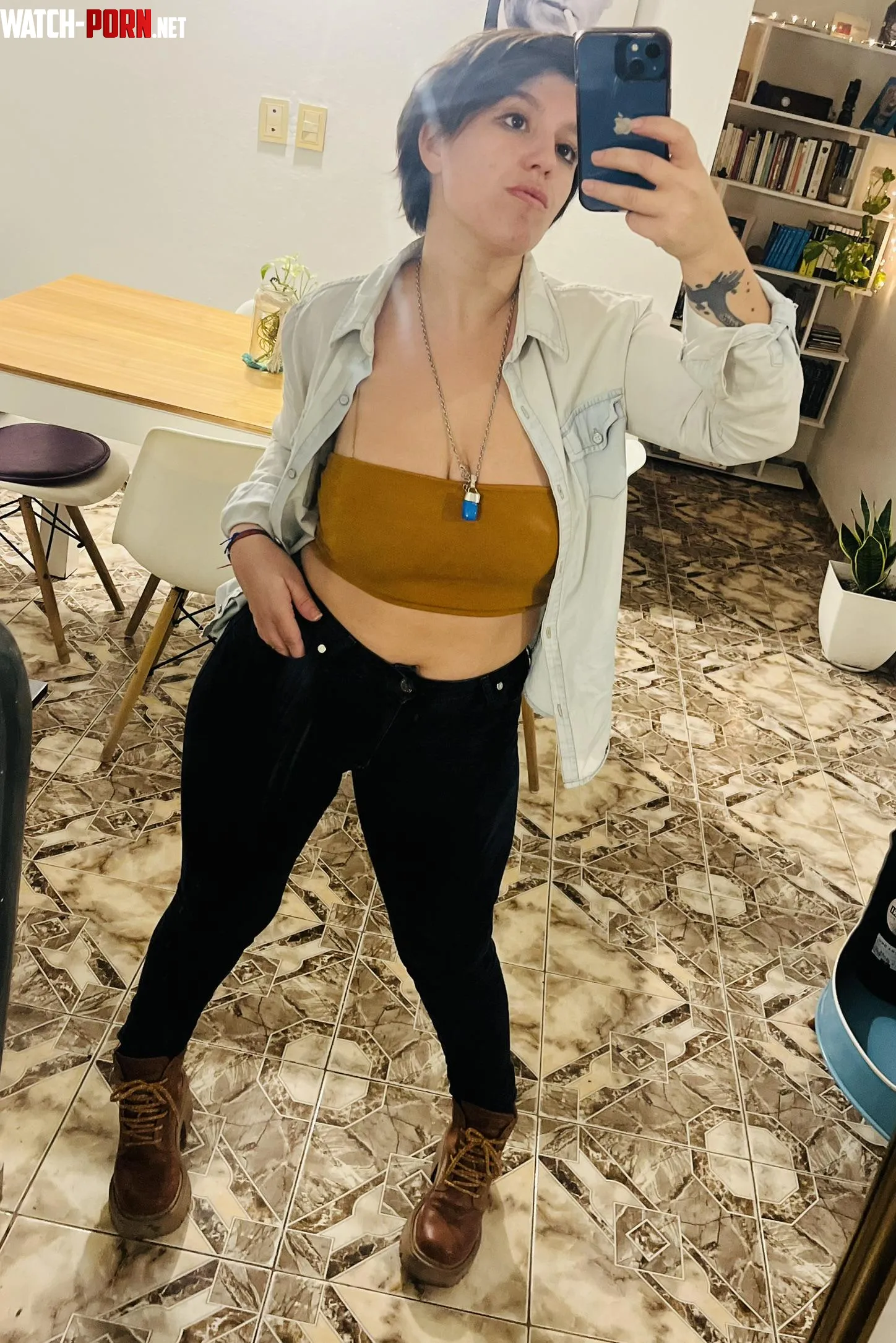 I like watching you lose composure over something this simple. by Inesitaax