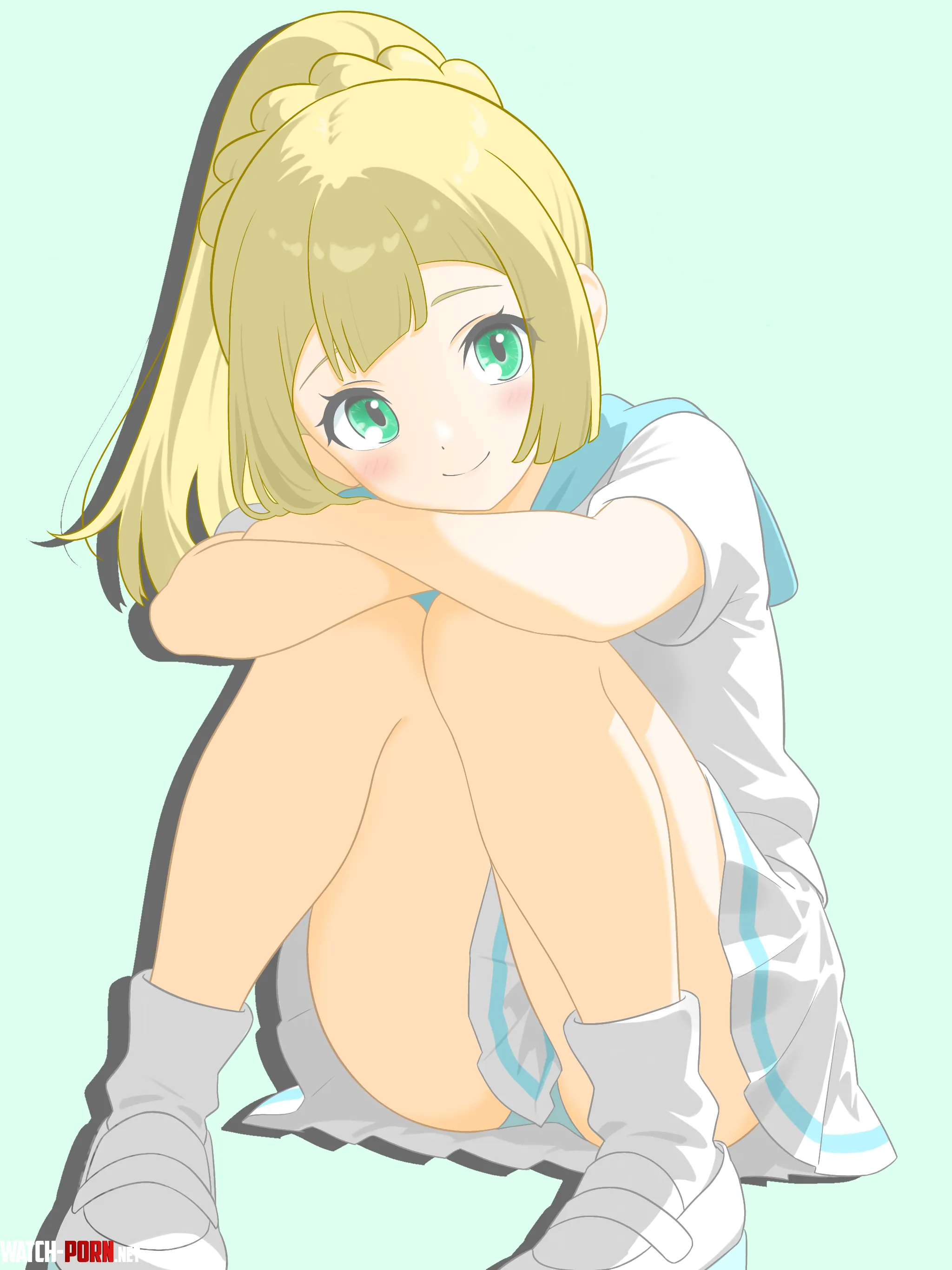 Lillie sitting down by LafterMastr