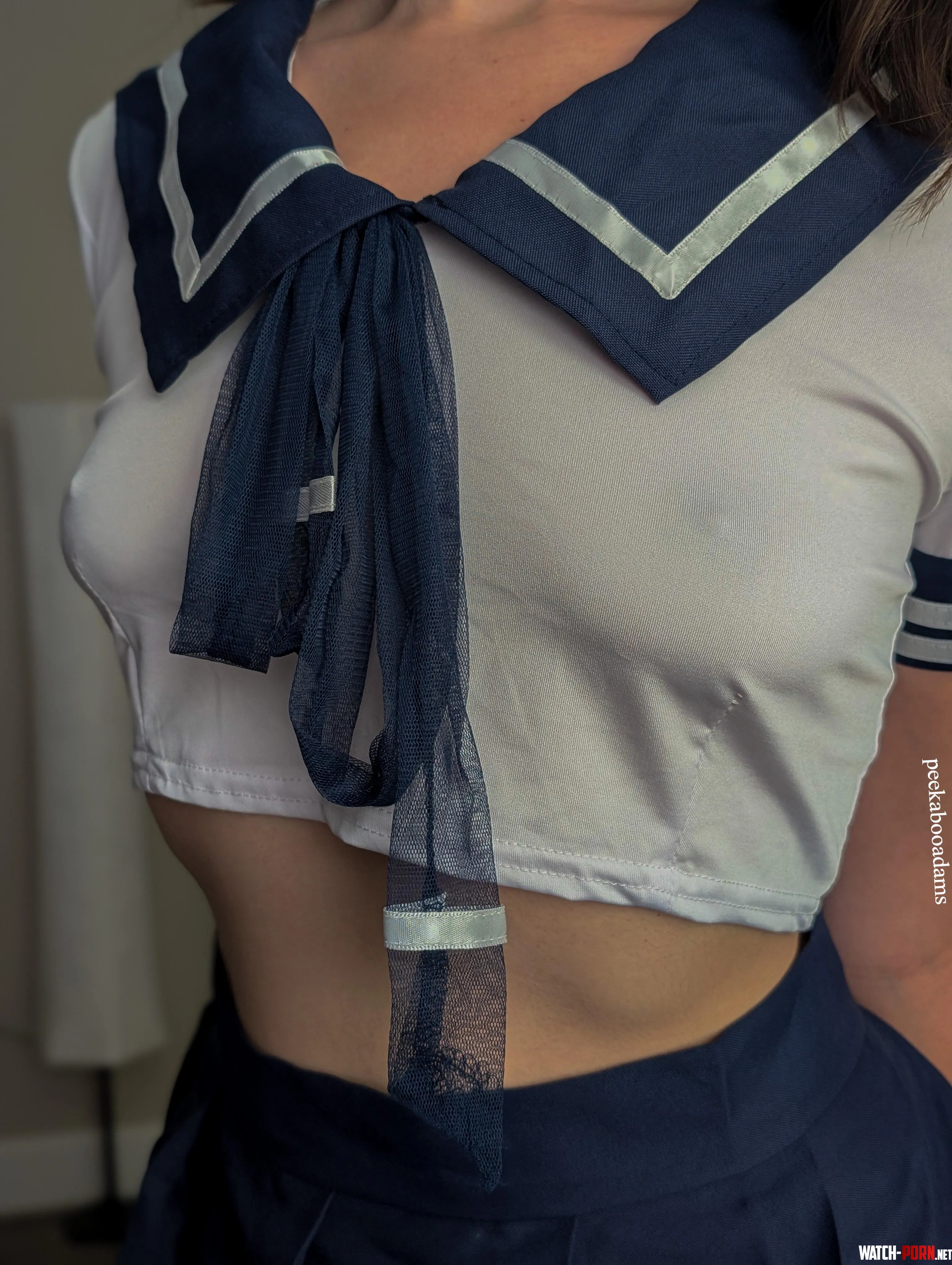 Testing out my top for Halloween and not so sure it'll work by peekabooadams