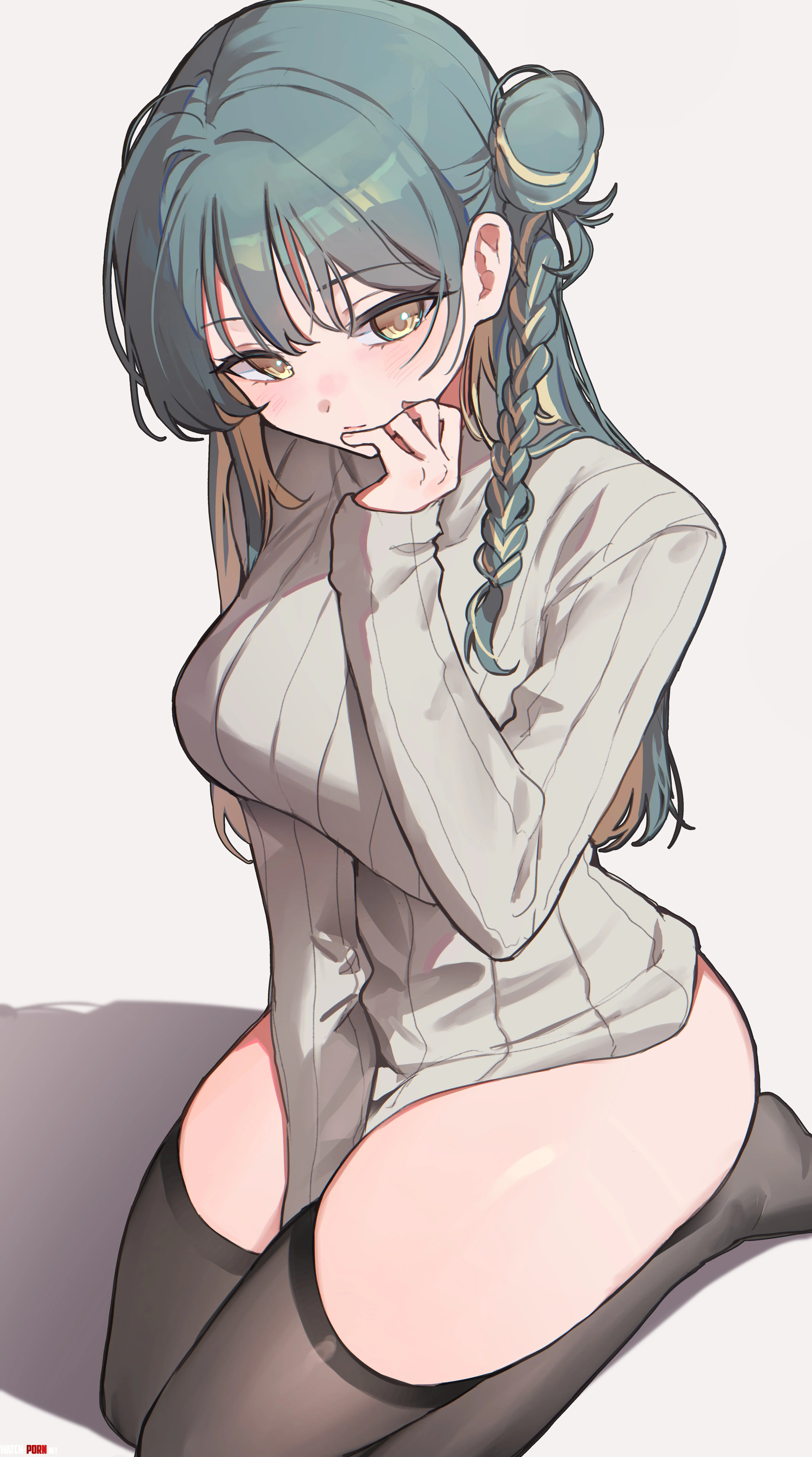 Sweater & Thigh-Highs by WoolsonDaSheep