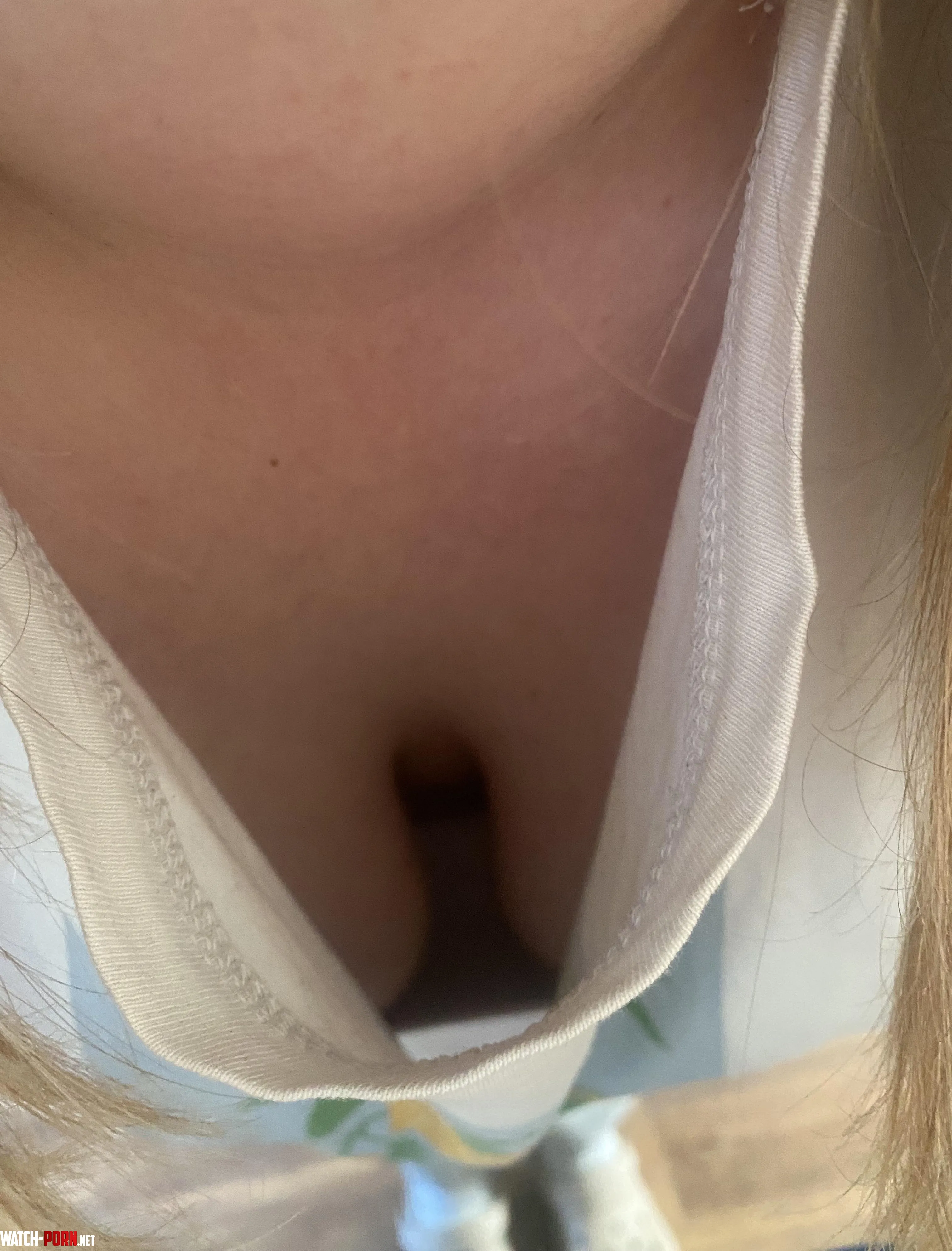 No bra today and it’s cold outside by EeveeGracex