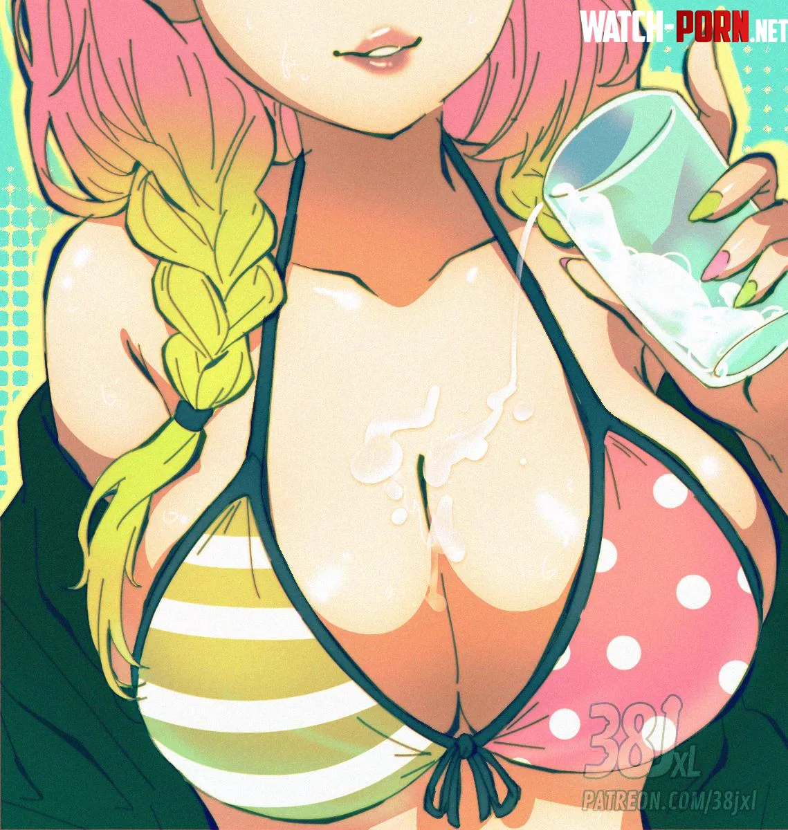 Mitsuri summer thirst ( by Outrageouswork) by Outrageous_Work_2863