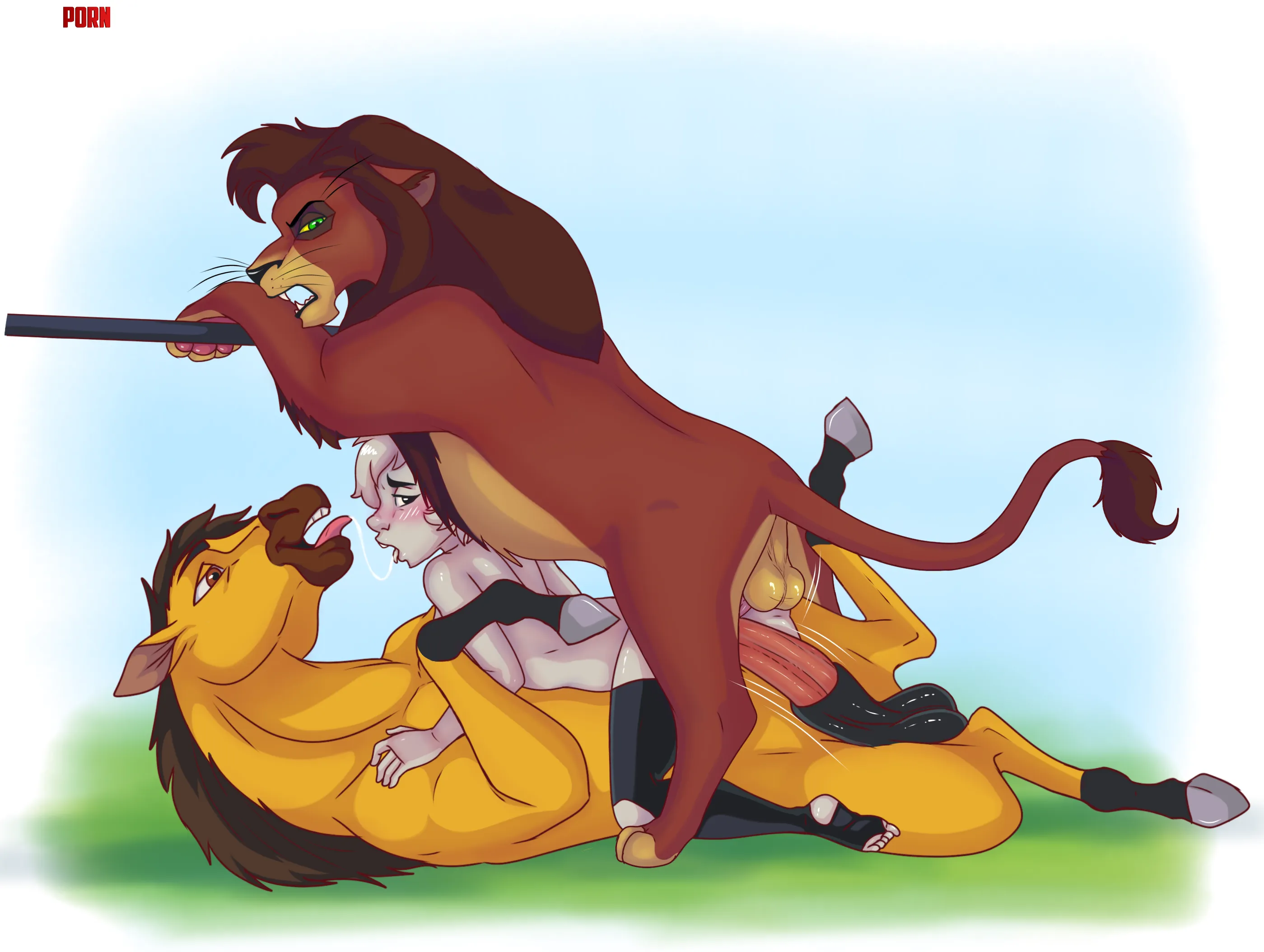 Kovu x F human x Spirit stalion (cajuzinho02) by Cajuzinho02new_6329