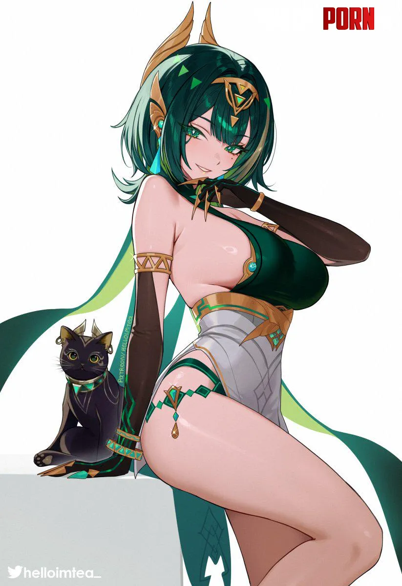 Nefer smiles (helloimtea) by elegantloveglimmer