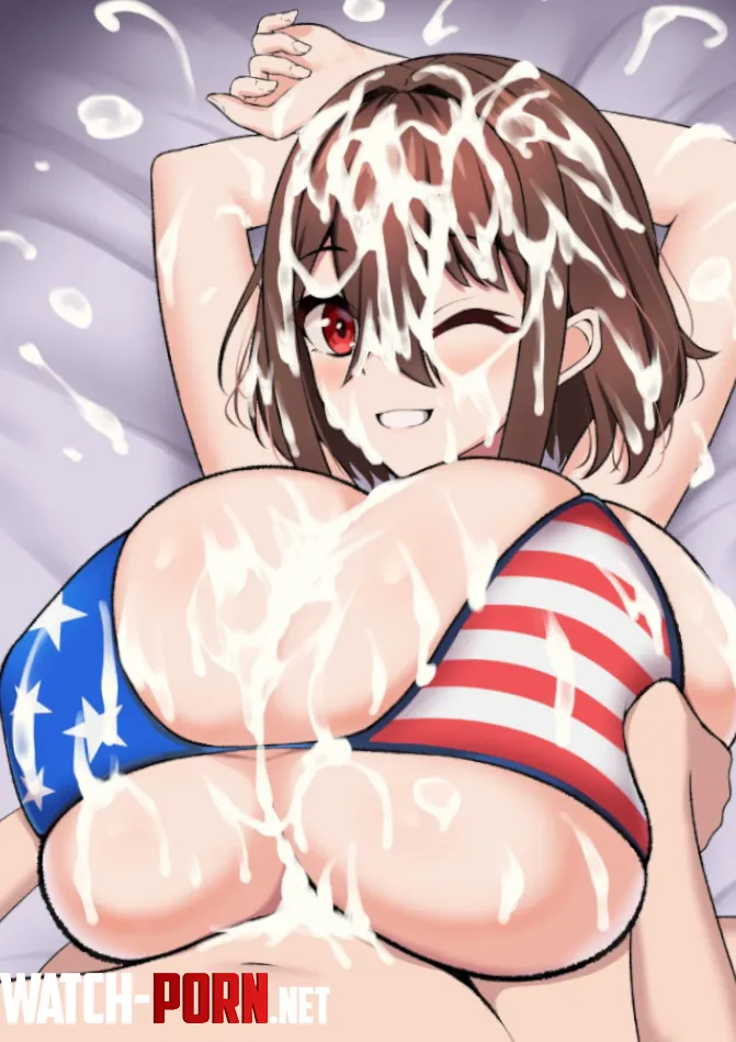 These boobs deserve this much load by Lovesitter