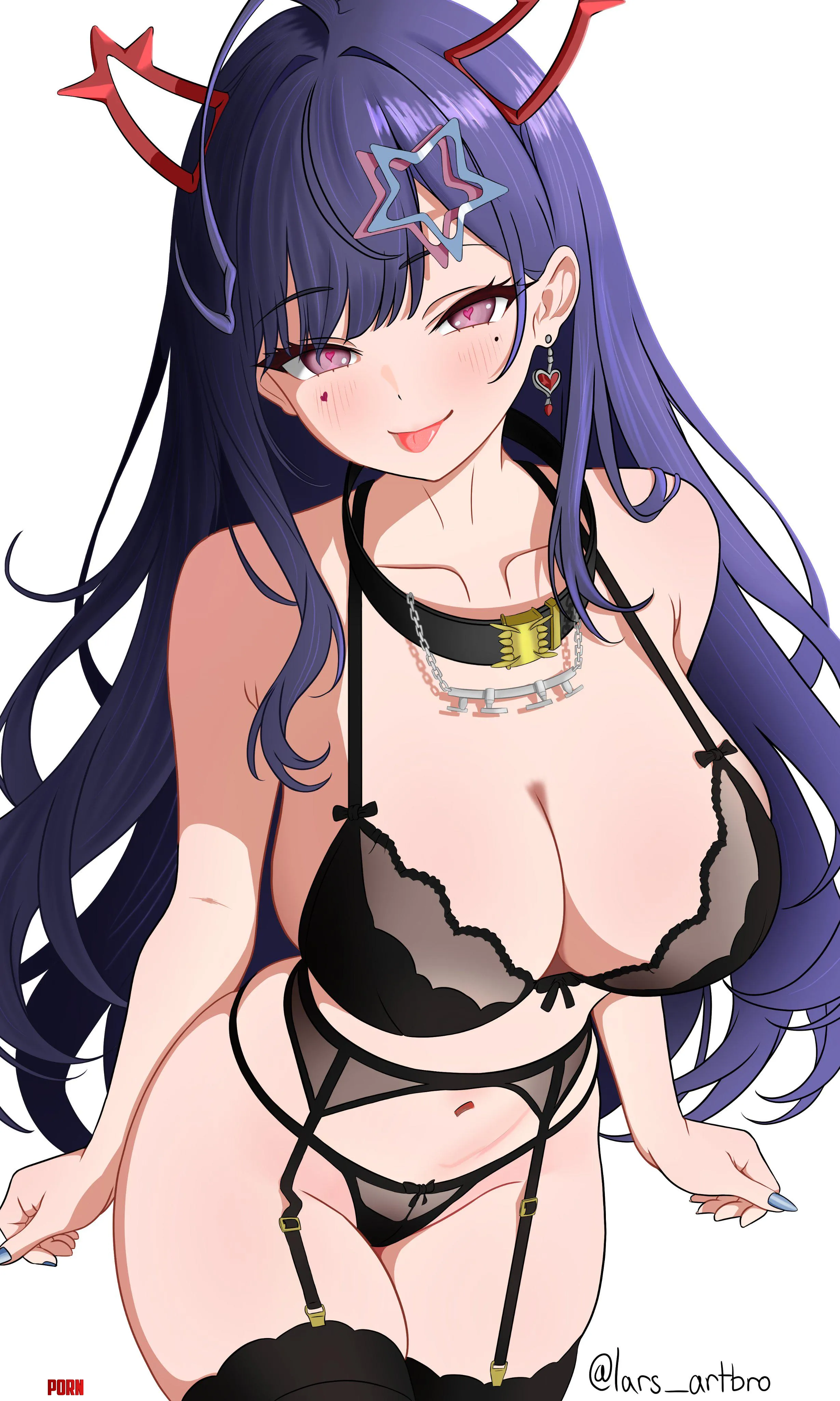 Akuma Nihmune. (lars_artbro) [Indie VTuber] by HentaiAddict1988