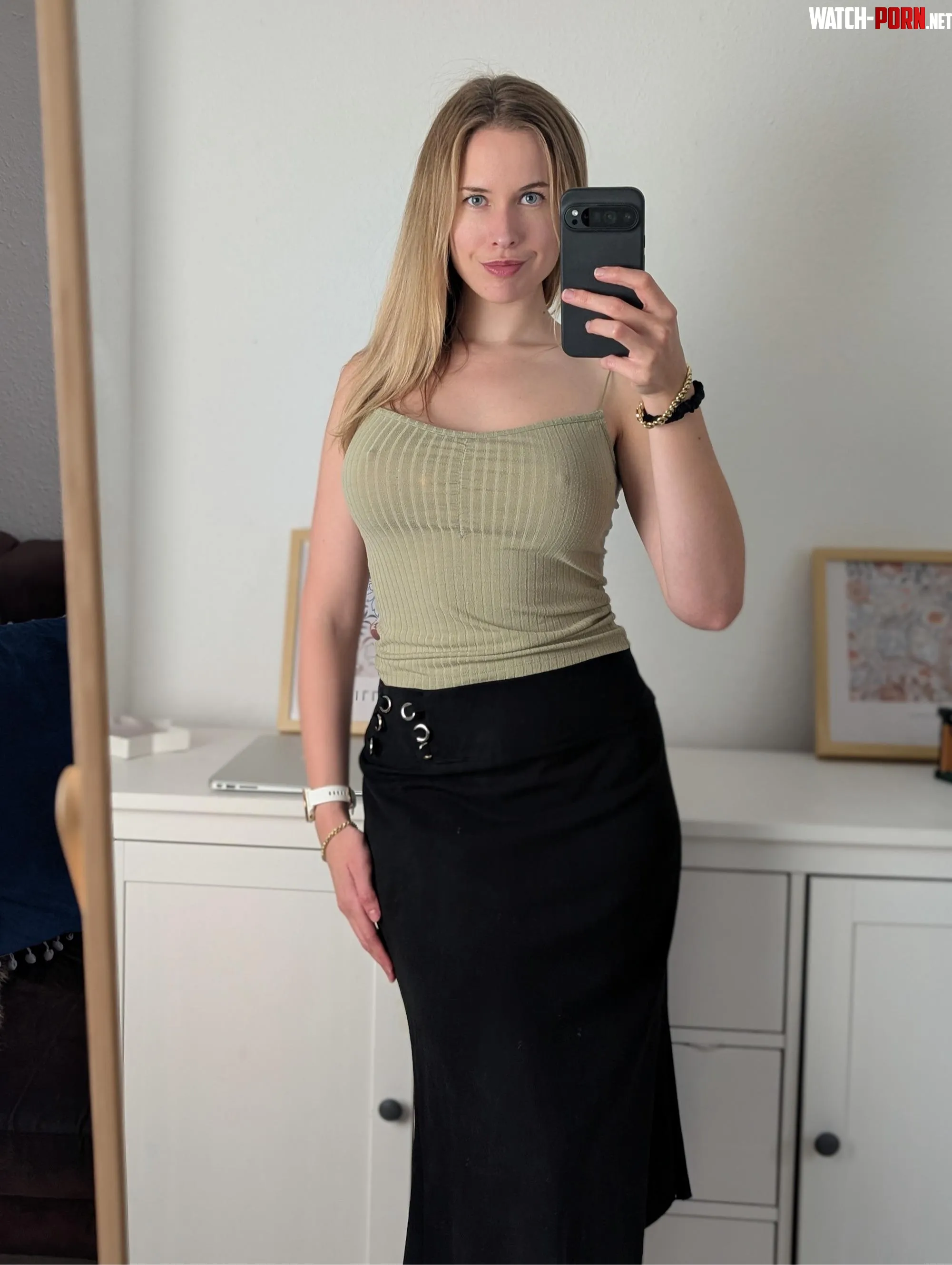 Braless pic before work by naturalgirl_mel