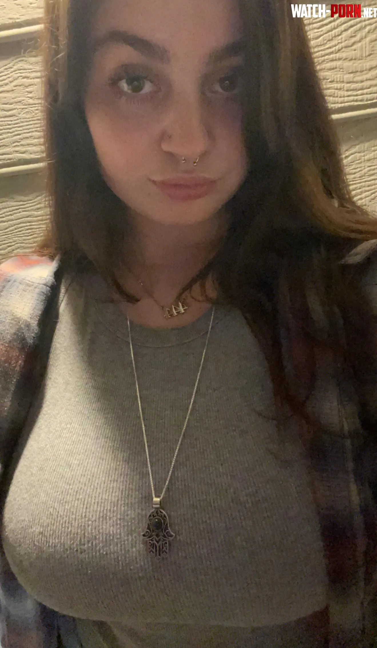 tight gray tank top by ImportantSpirit9306