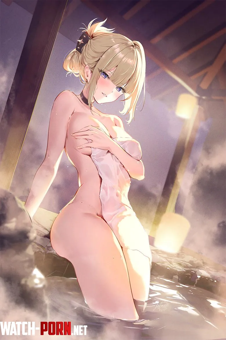 Evelyn Enjoying Onsen by Silent_Steak_9540