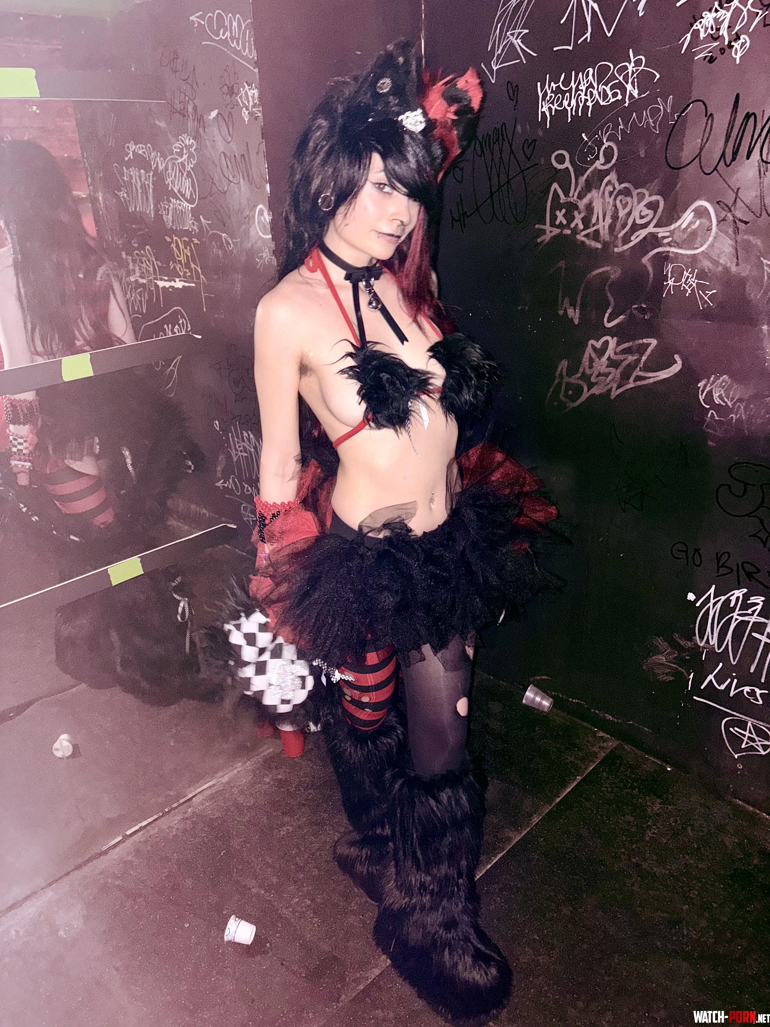 Scene rave girl in the wild!! by RavenNymph