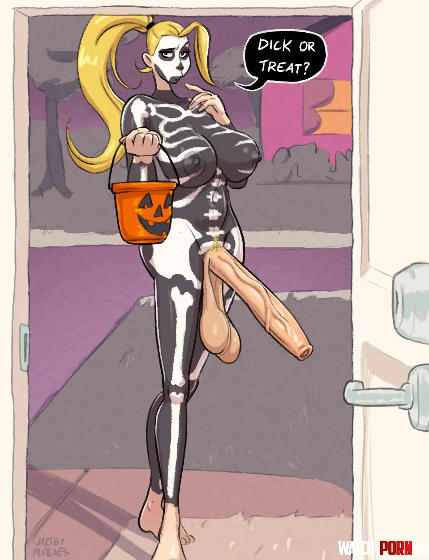 Happy Halloween [ArtByMatches] by RPGeewillikers